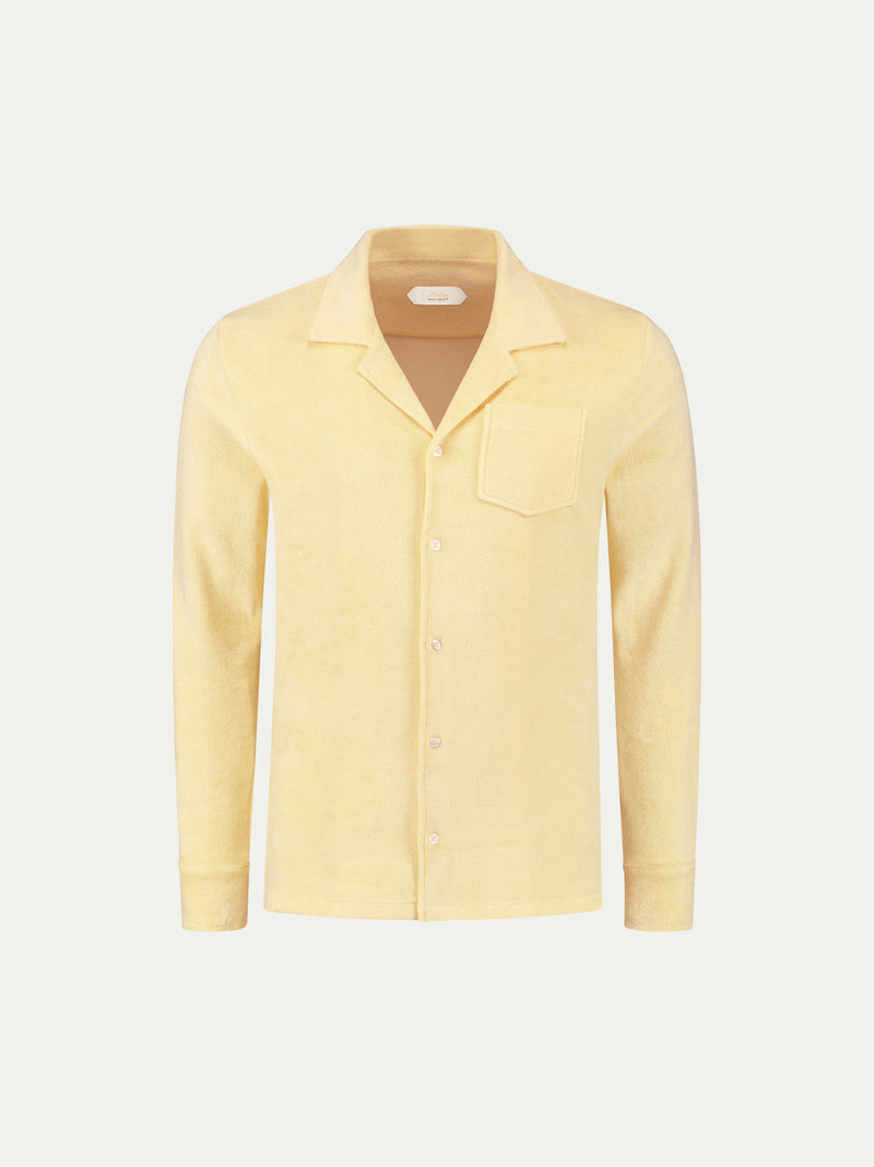 Yellow Terry Towelling Resort Shirt