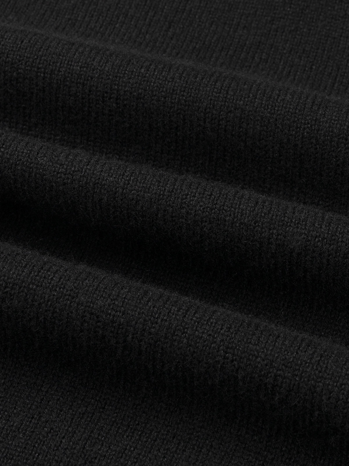 Black Voyager Zip-up Sweater