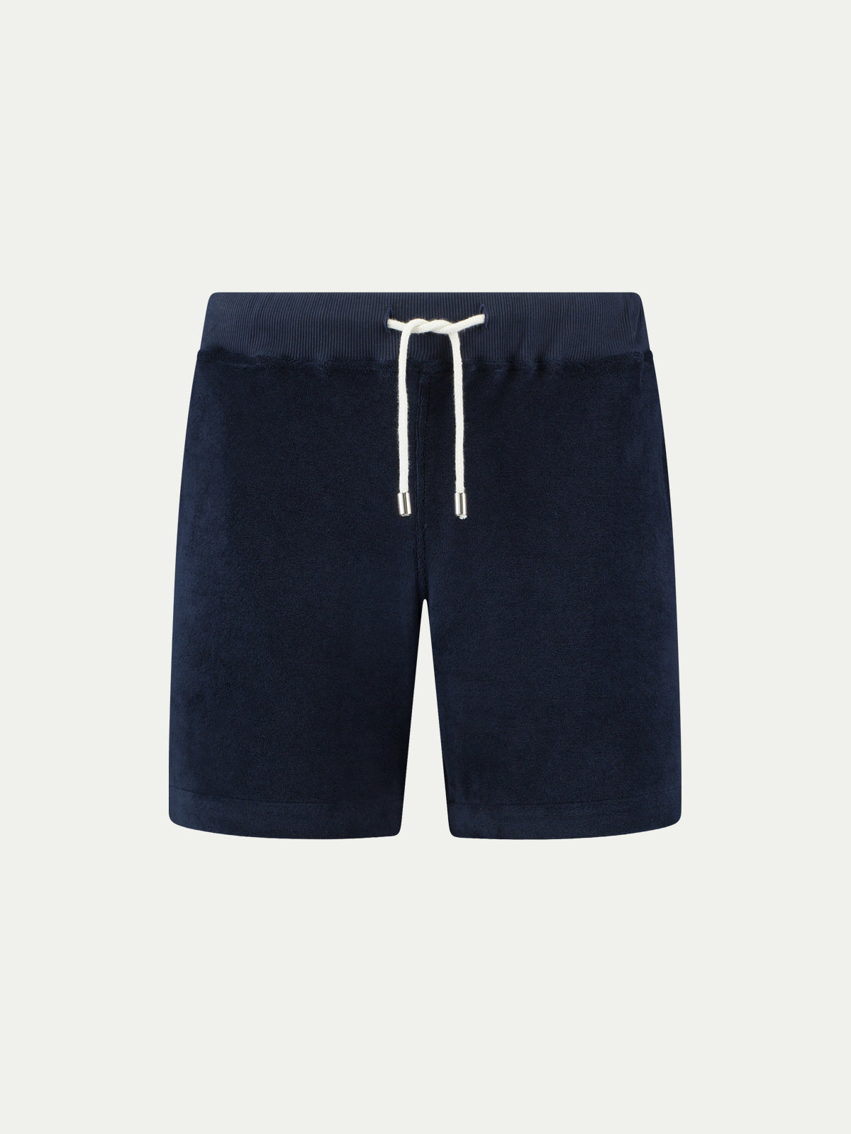 Navy Terry Towelling Leisure Shorts