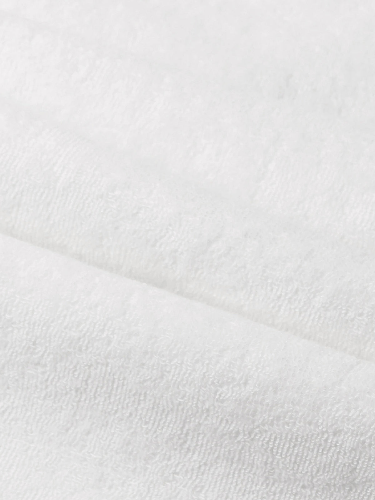 White Terry Towelling Longsleeve Polo Aurelien