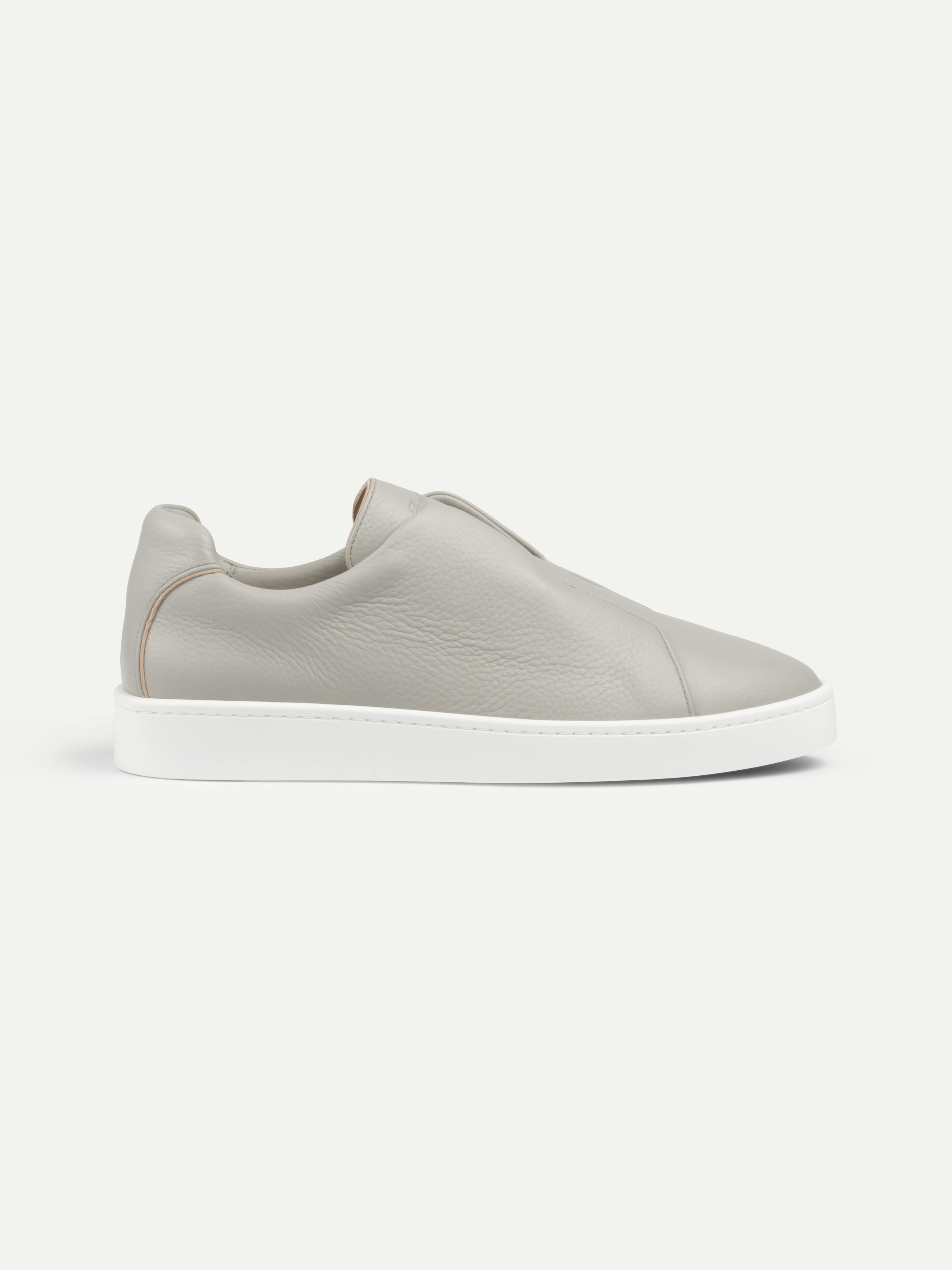 Light Grey Grain AUR3 Sneaker