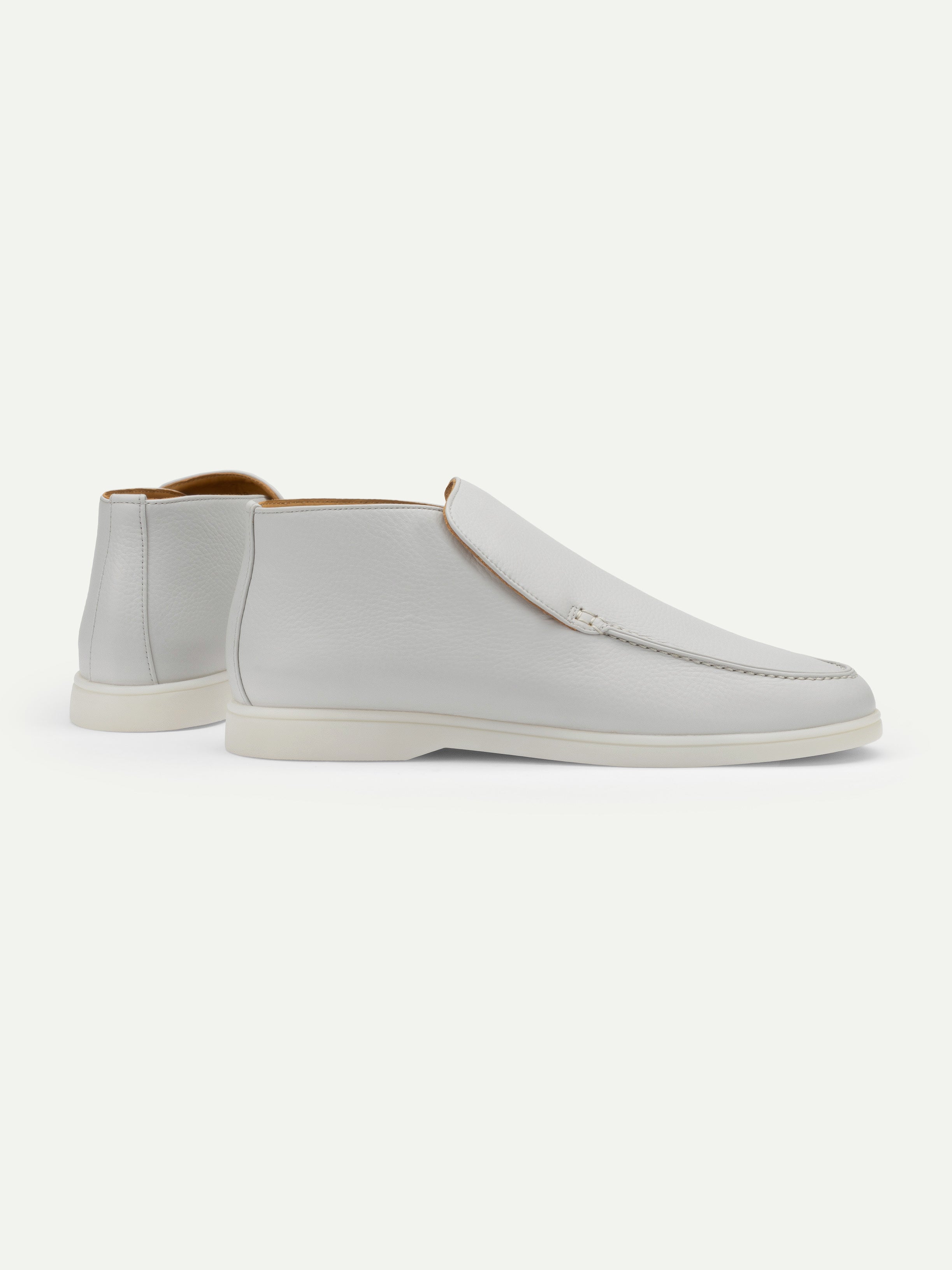 Classic Grey Grain City Loafer