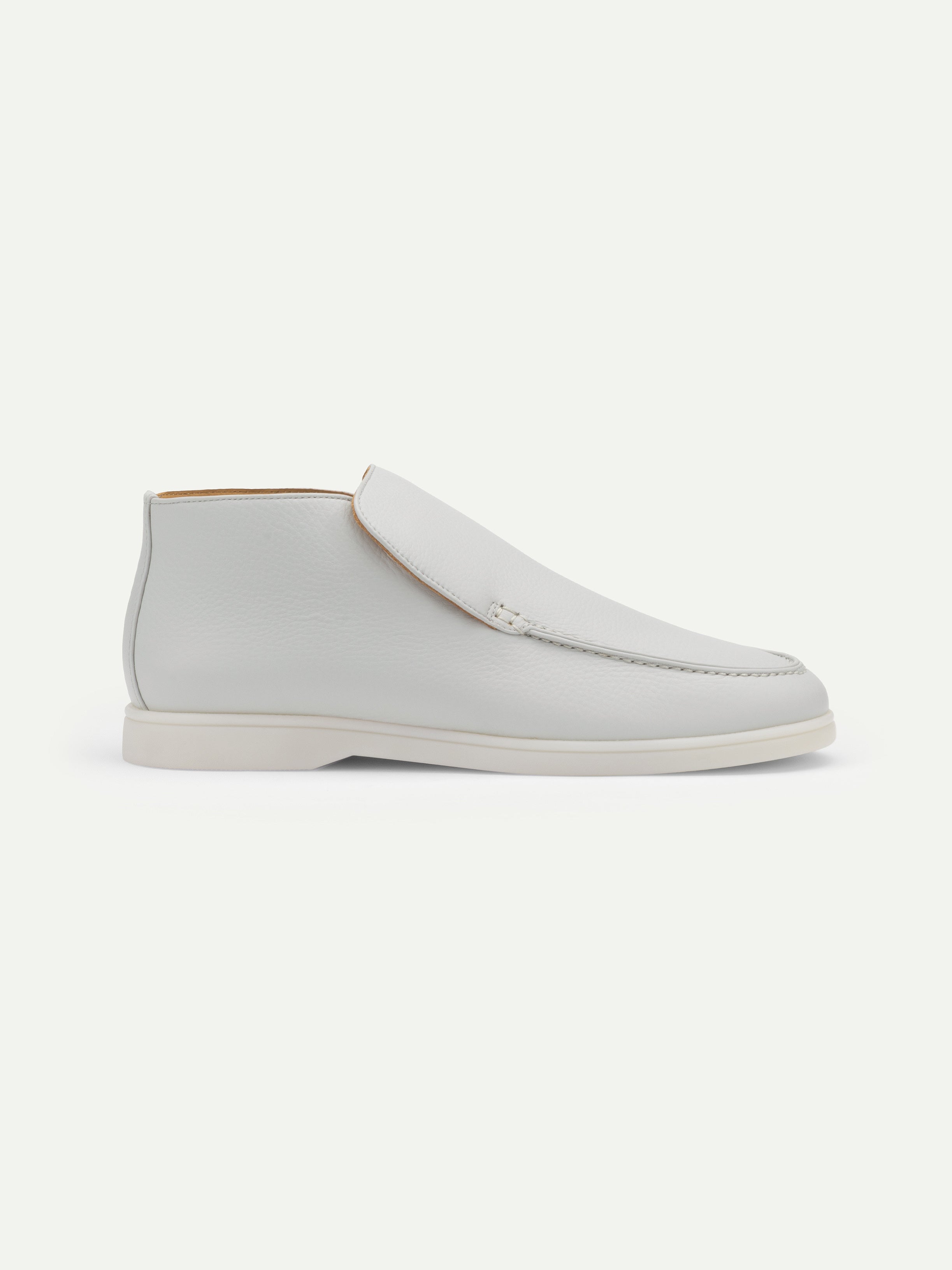 Classic Grey Grain City Loafer