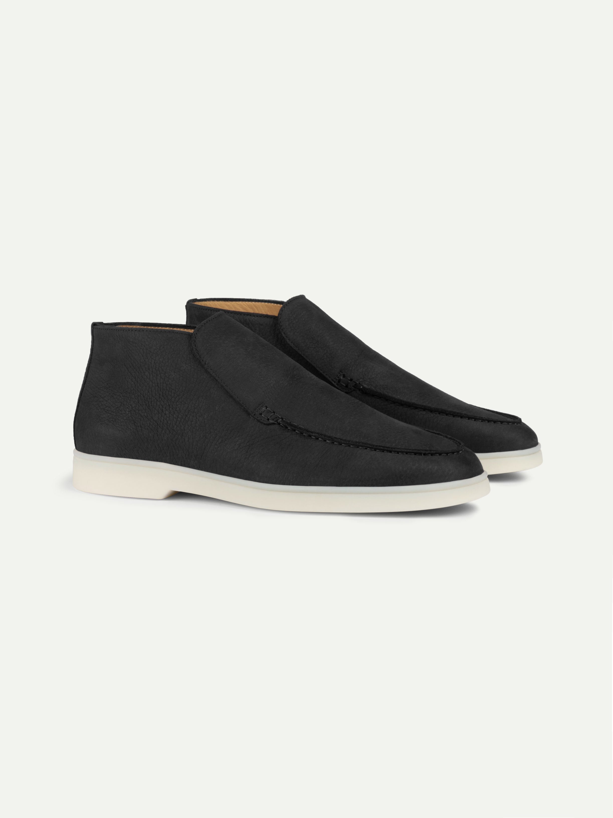 Black Nubuck Winter City Loafer