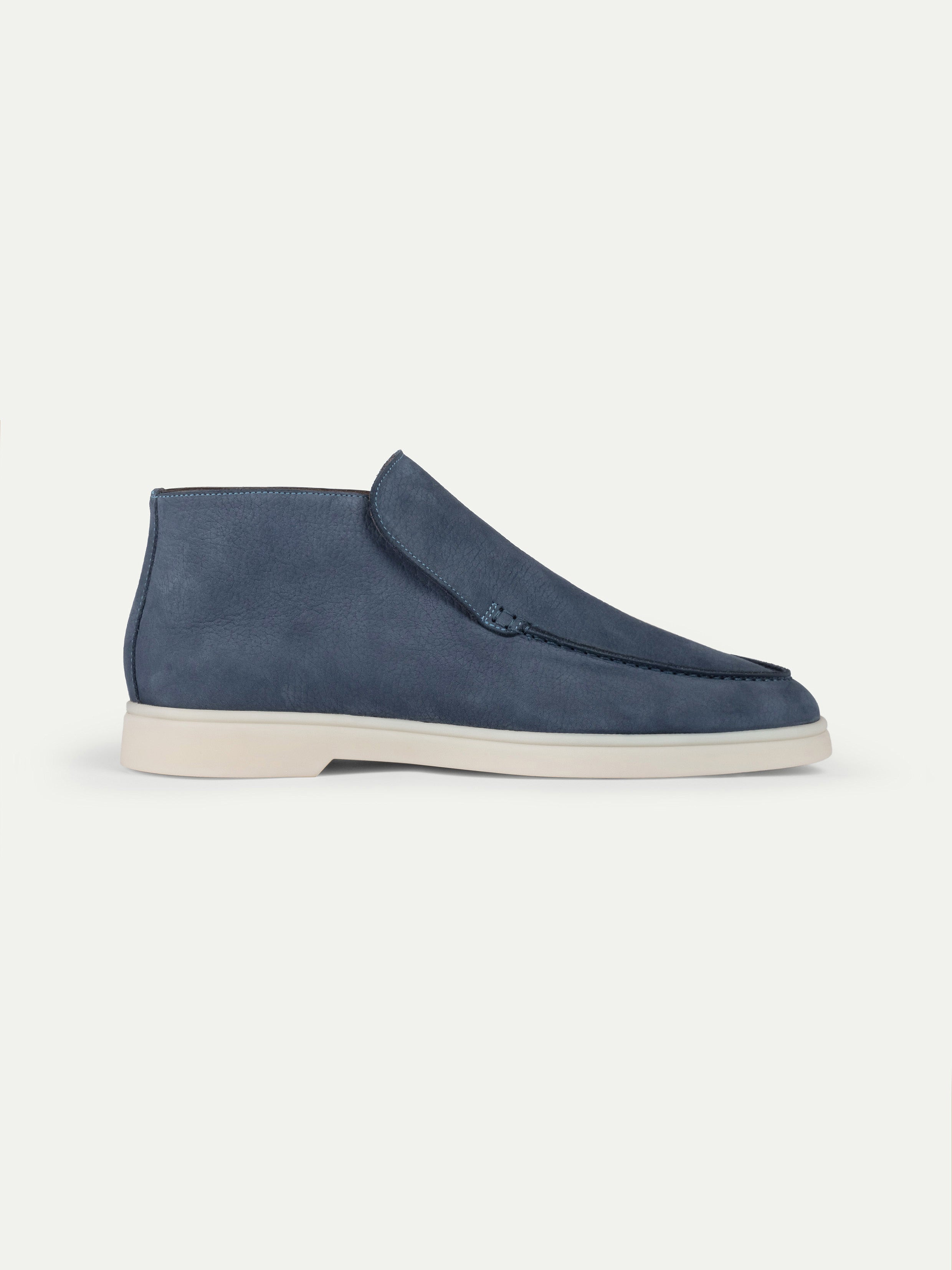 Steel Blue Nubuck Winter City Loafer