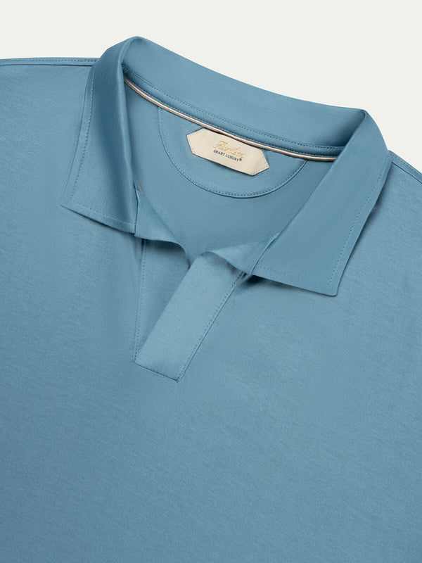 Sapphire Buttonless Polo Shirt