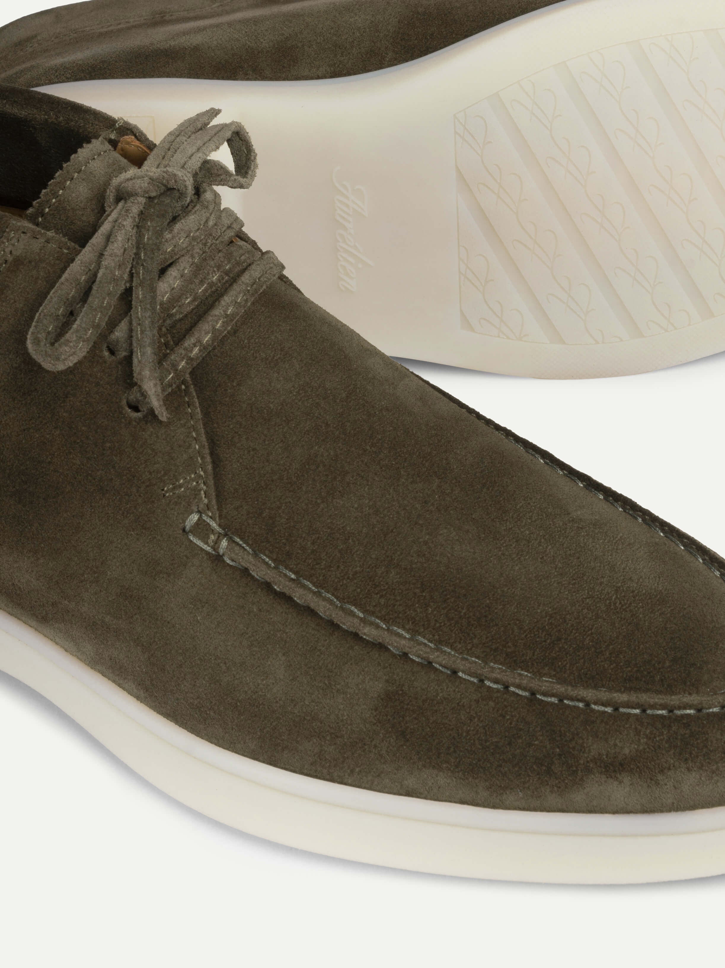 Olijf Suède Desert boot