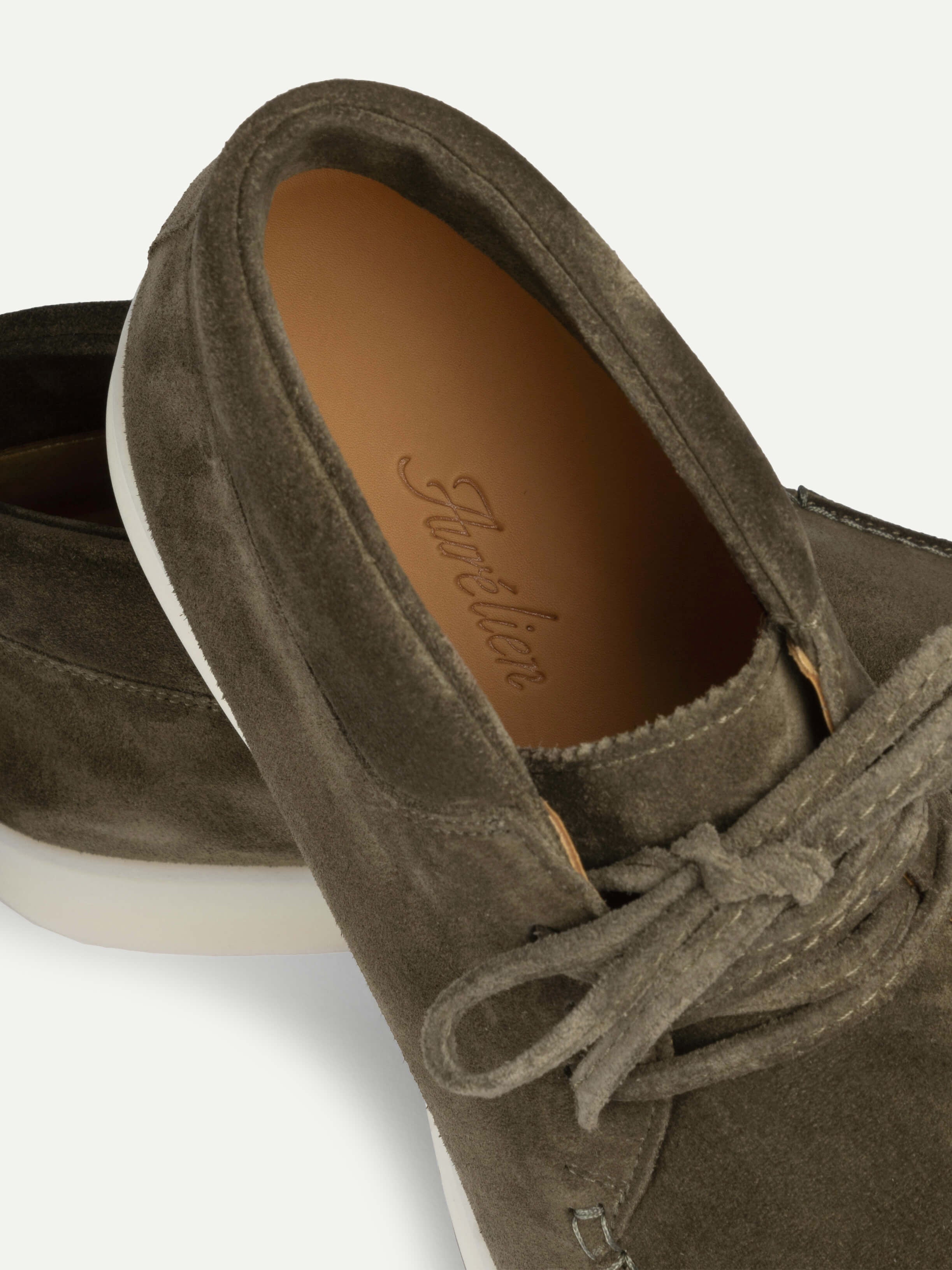 Olijf Suède Desert boot