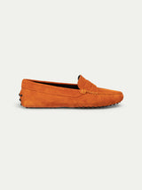 Oranje Suède Driving Shoes