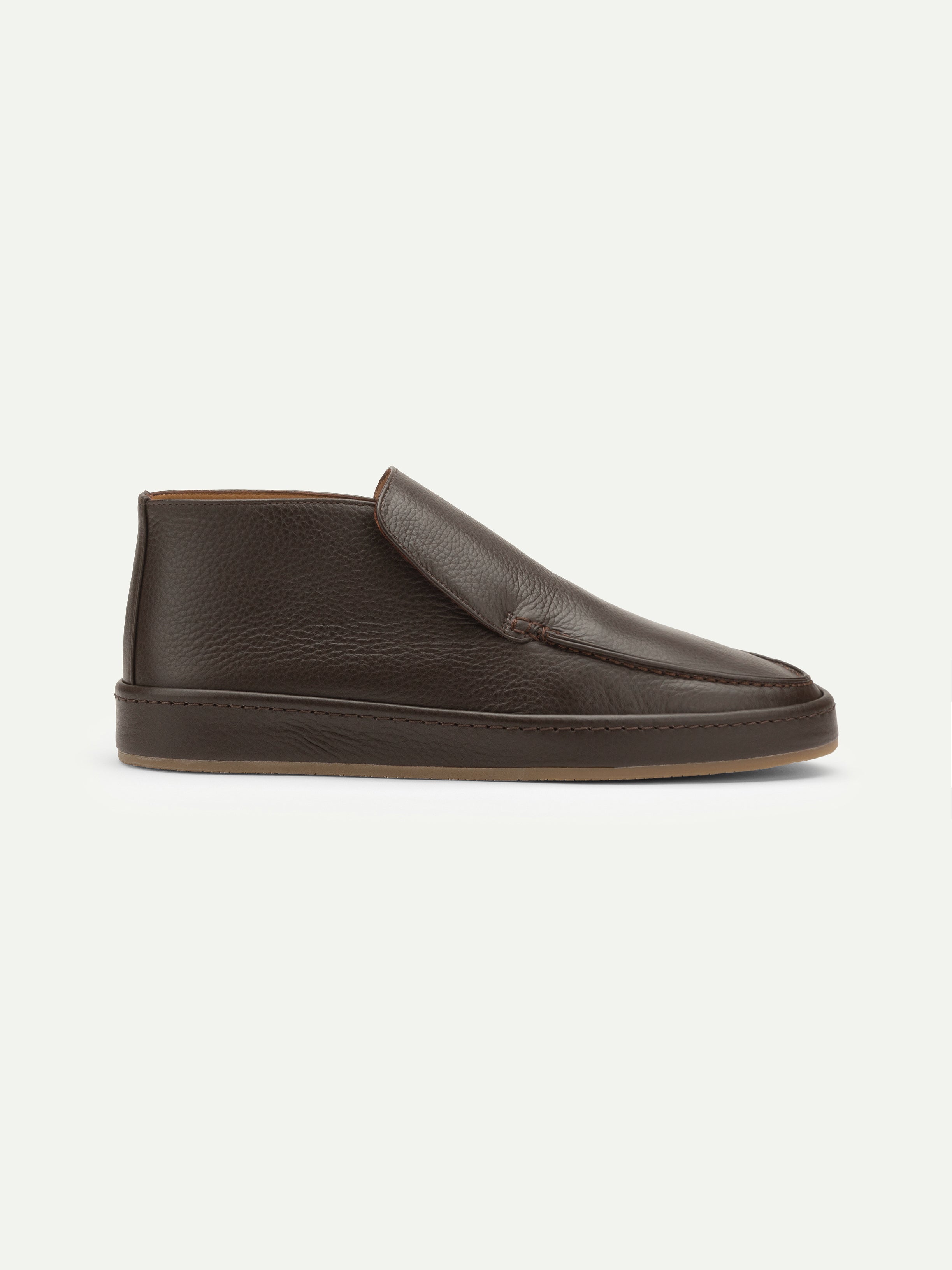 Brown Grain Voyager City Loafer