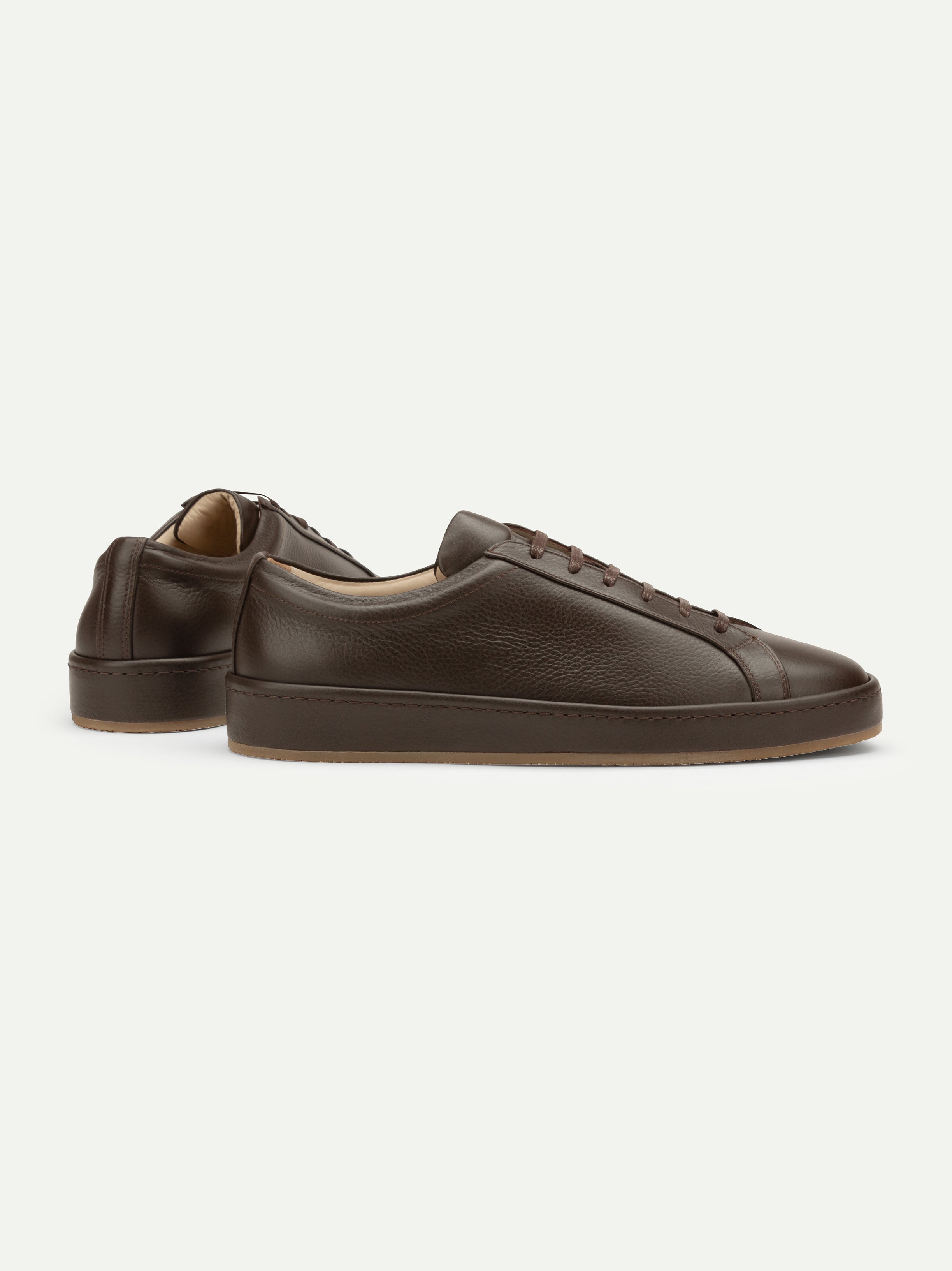 Brown Grain Voyager Sneaker