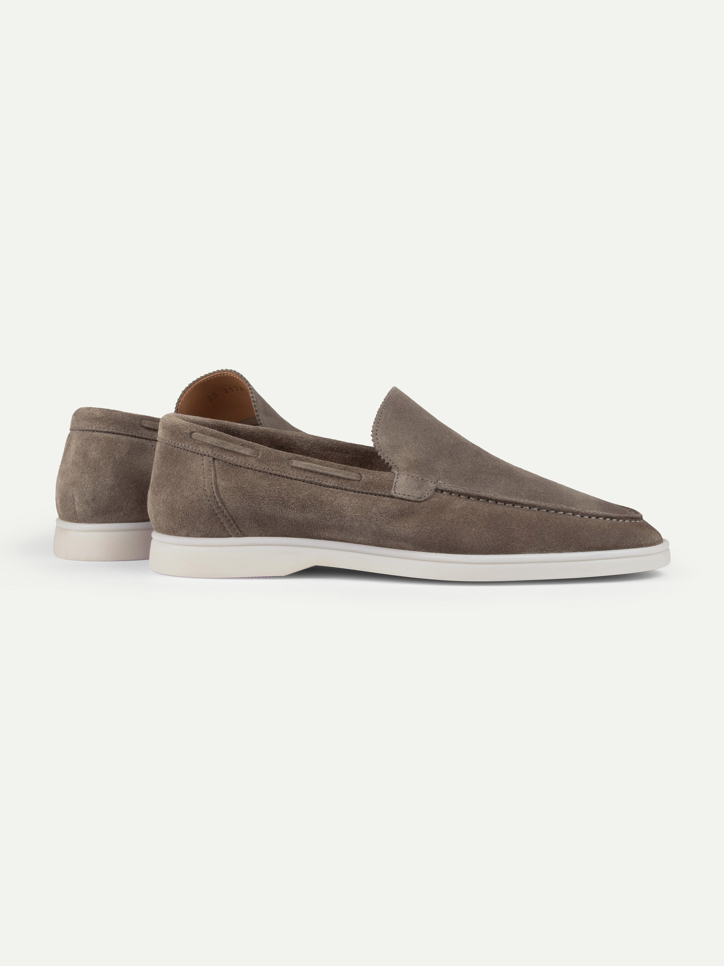 Ash Grey Yacht Loafers