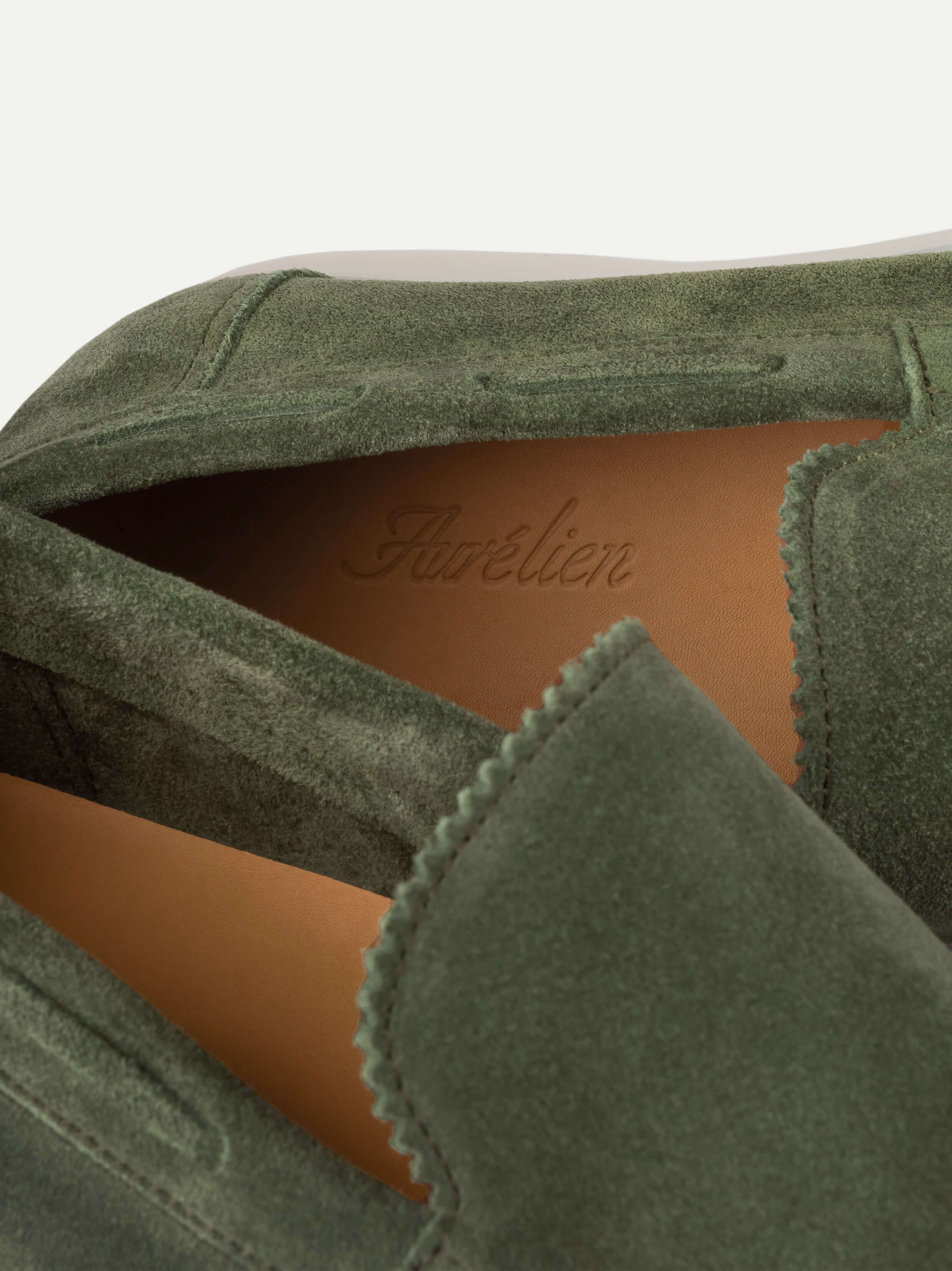 Aurélien | Green Suede Yacht Loafer for Women