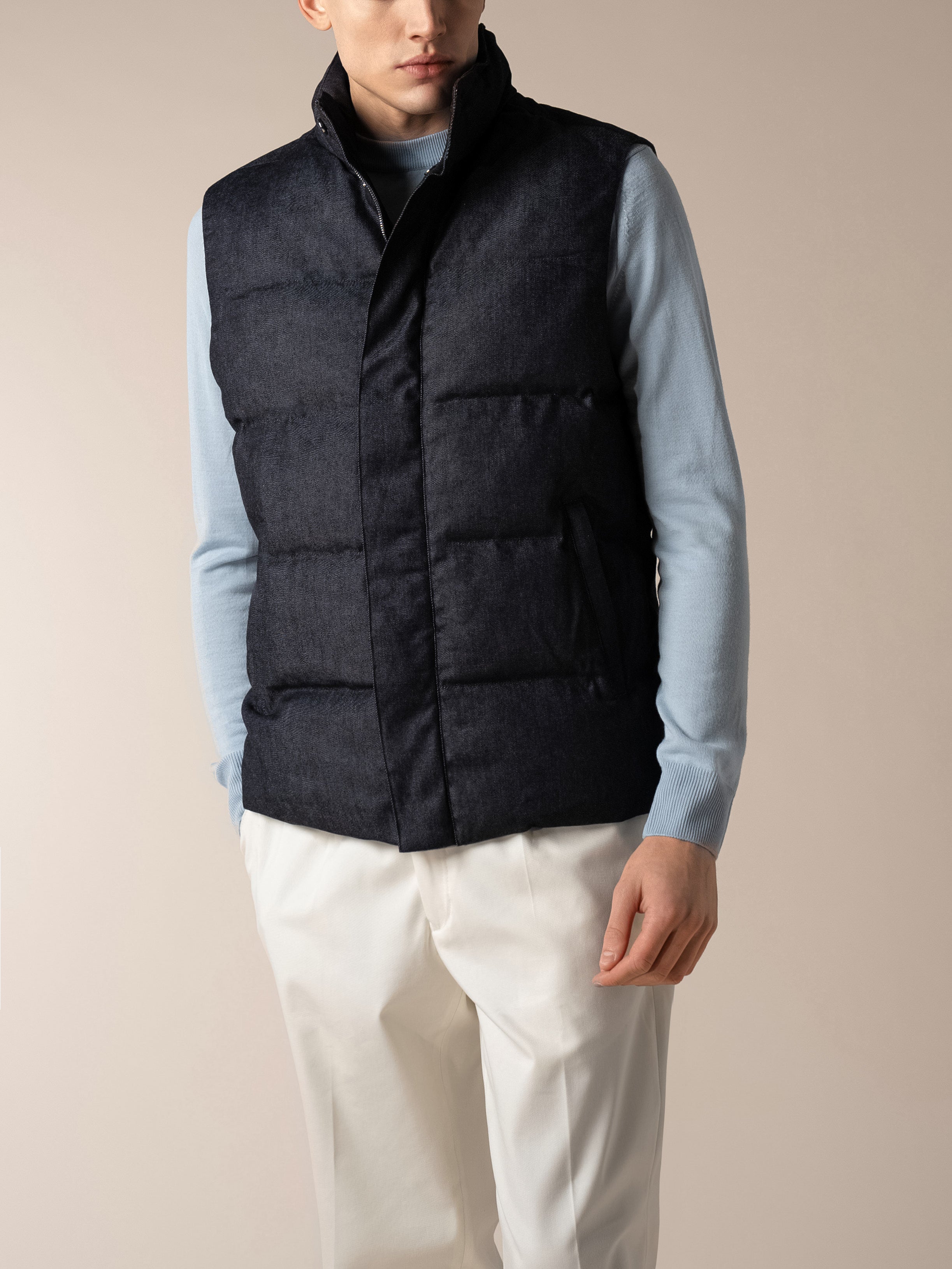 Dark Blue Denim AUR1 Body Warmer