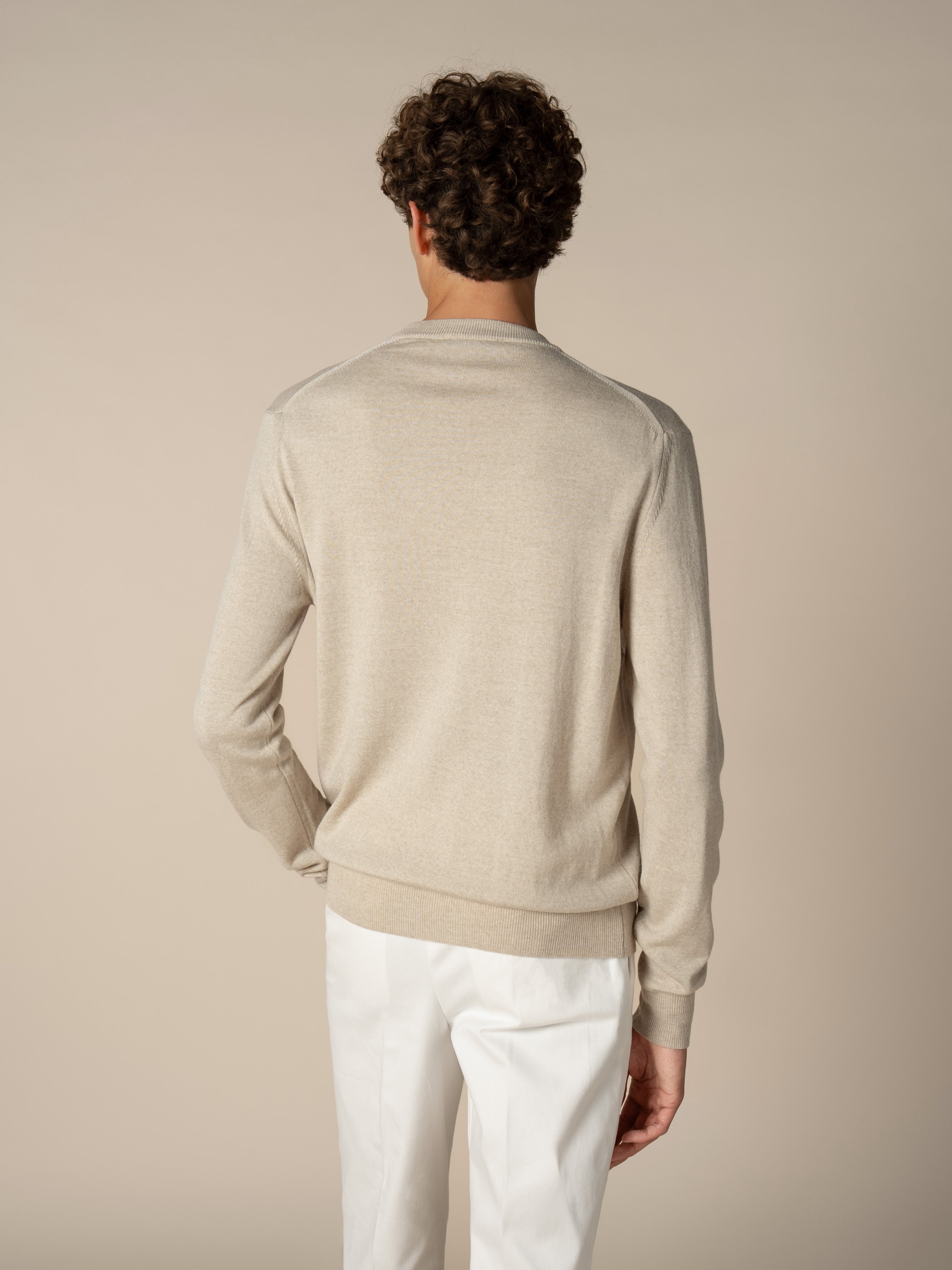 Light Beige City Crew