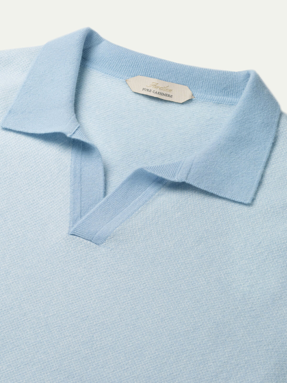 Light Blue Jaquard Polo