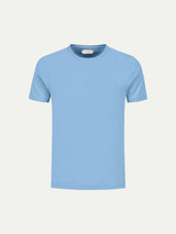 Middenblauw T-shirt