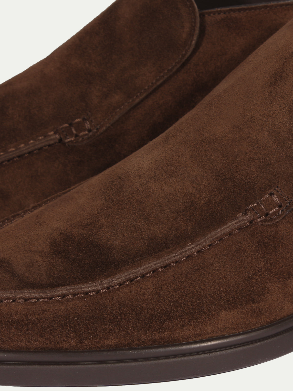 Chocolate City Loafer with Lamb Shearling Footbed Aurelien