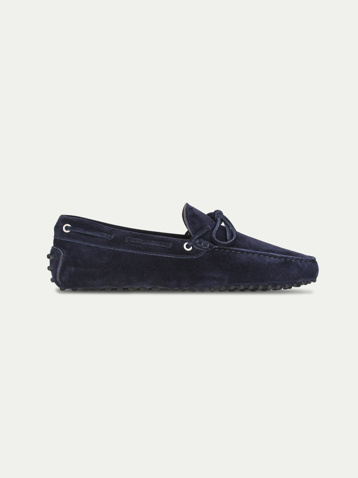 Navy Suede Driving Shoes Aurelien