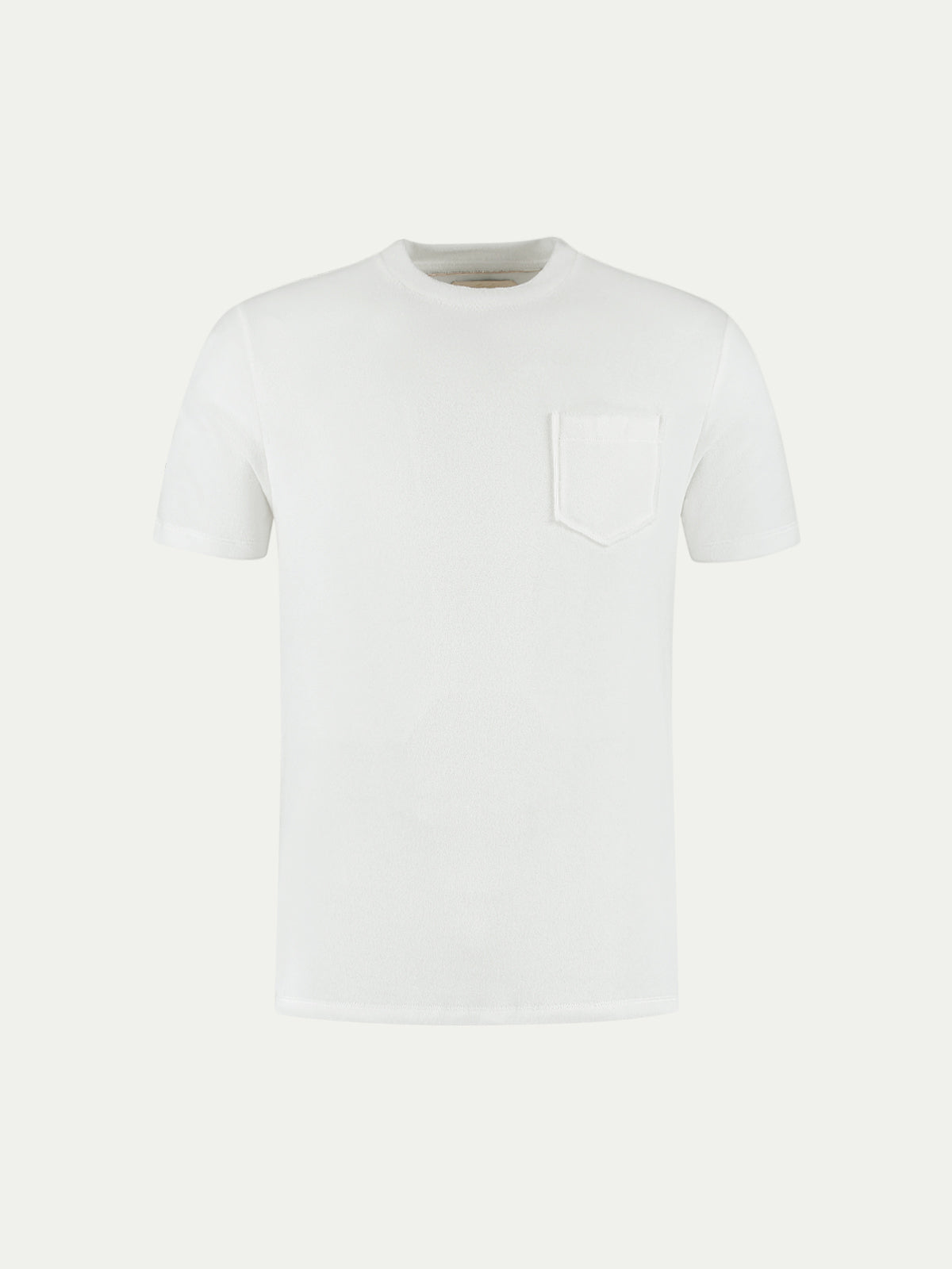 White Terry Towelling T-Shirt