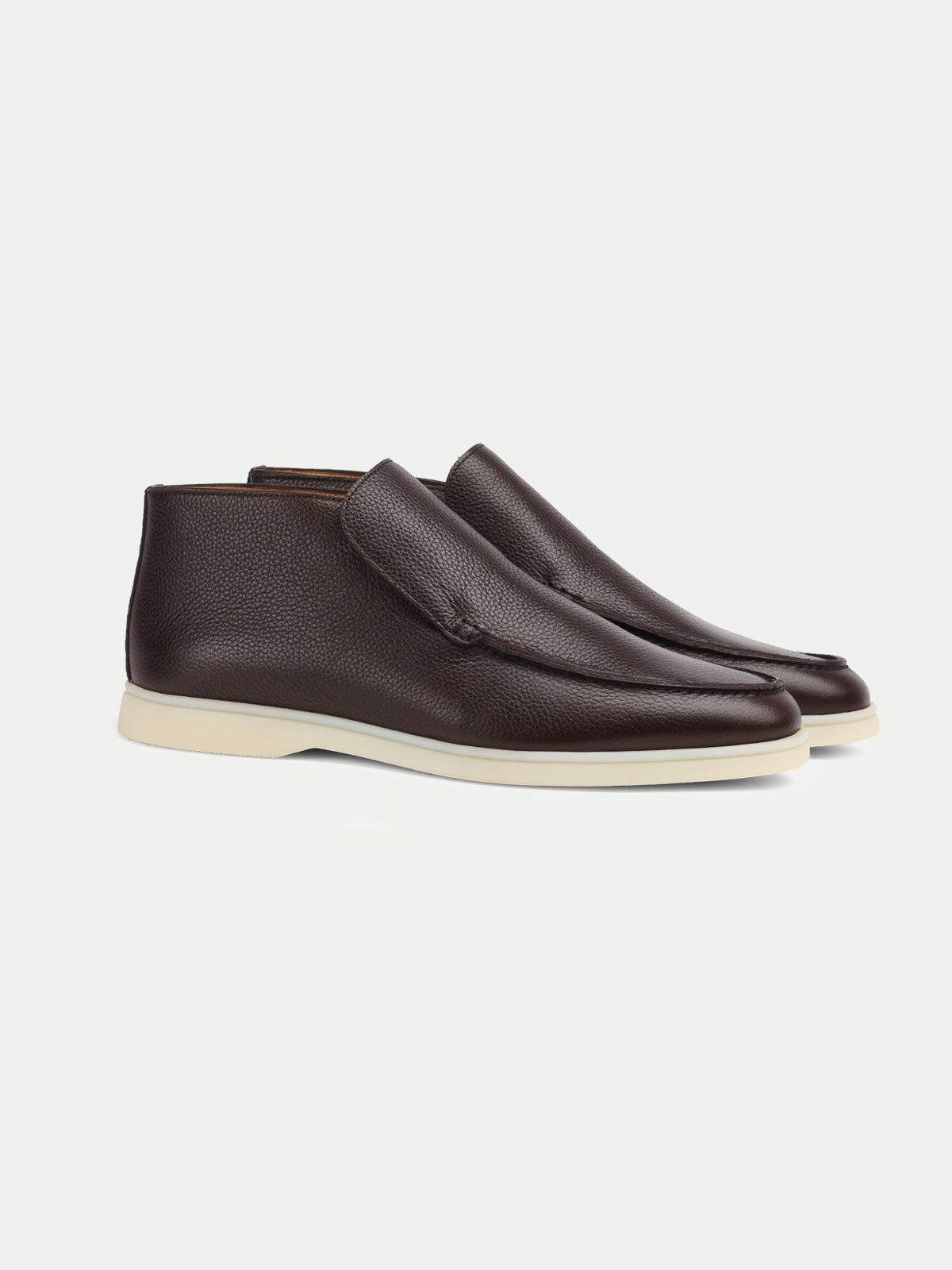 Brown Grain City Loafer Aurelien