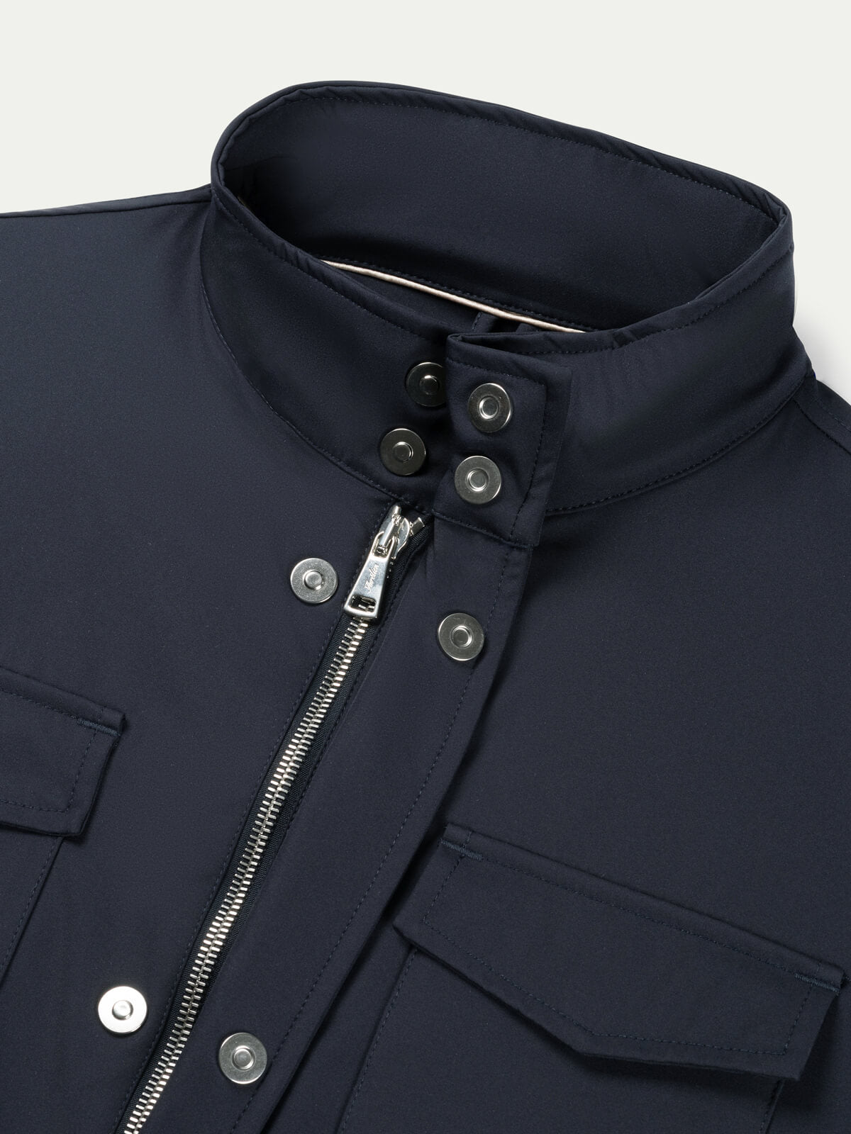 Navy Magnetic Field Jacket