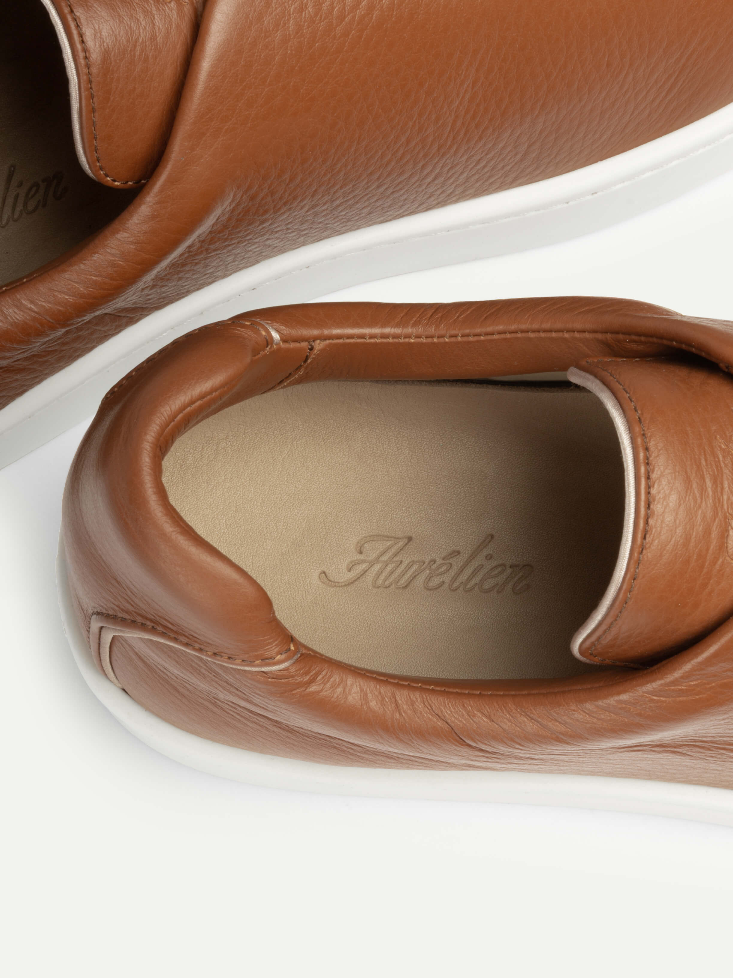 Cognac Grain AUR3 Sneaker