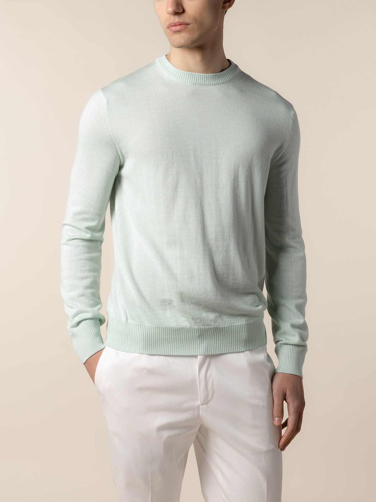 Light Aqua City Crew