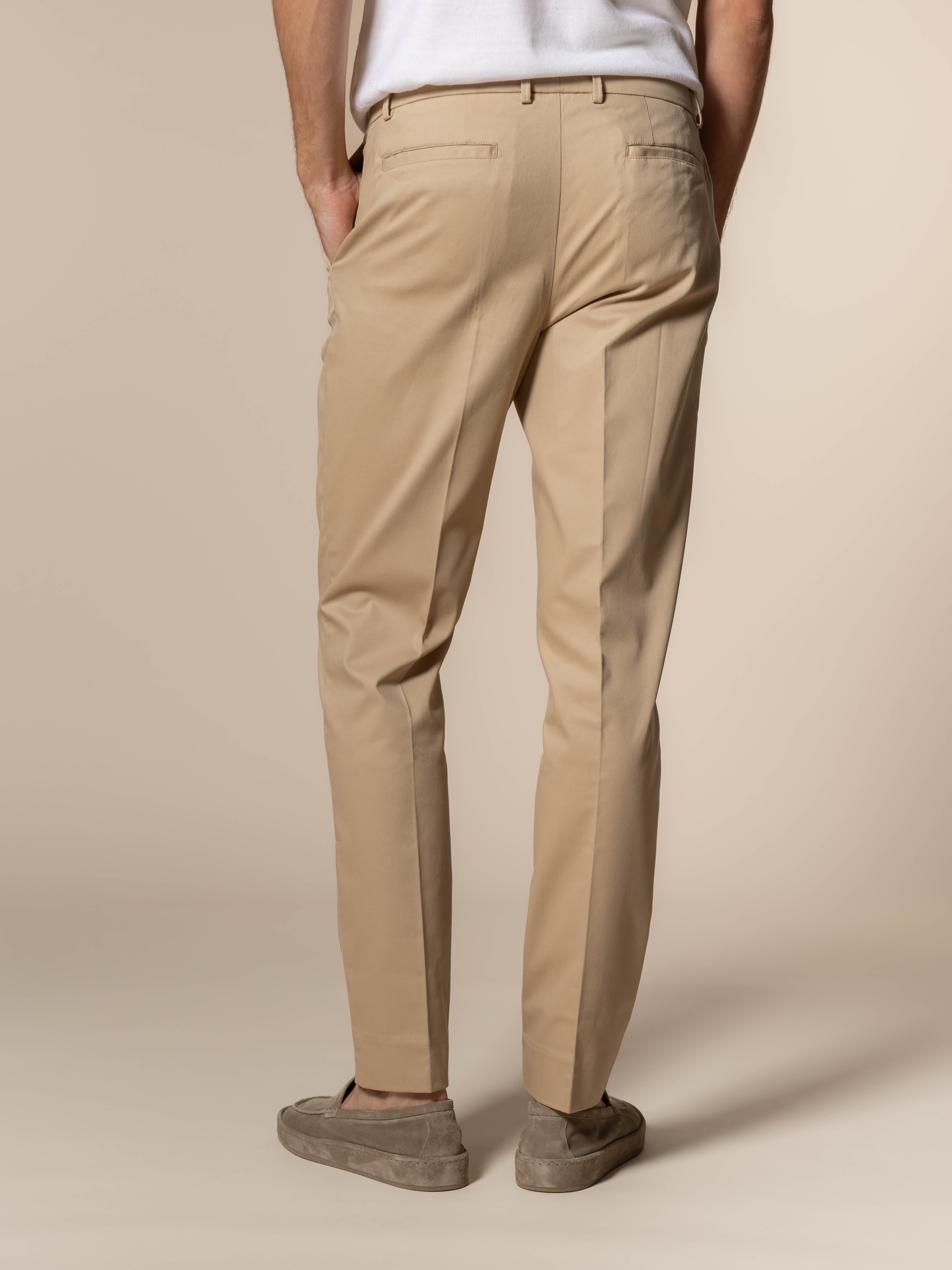 Dark Beige Metropolitan Trousers