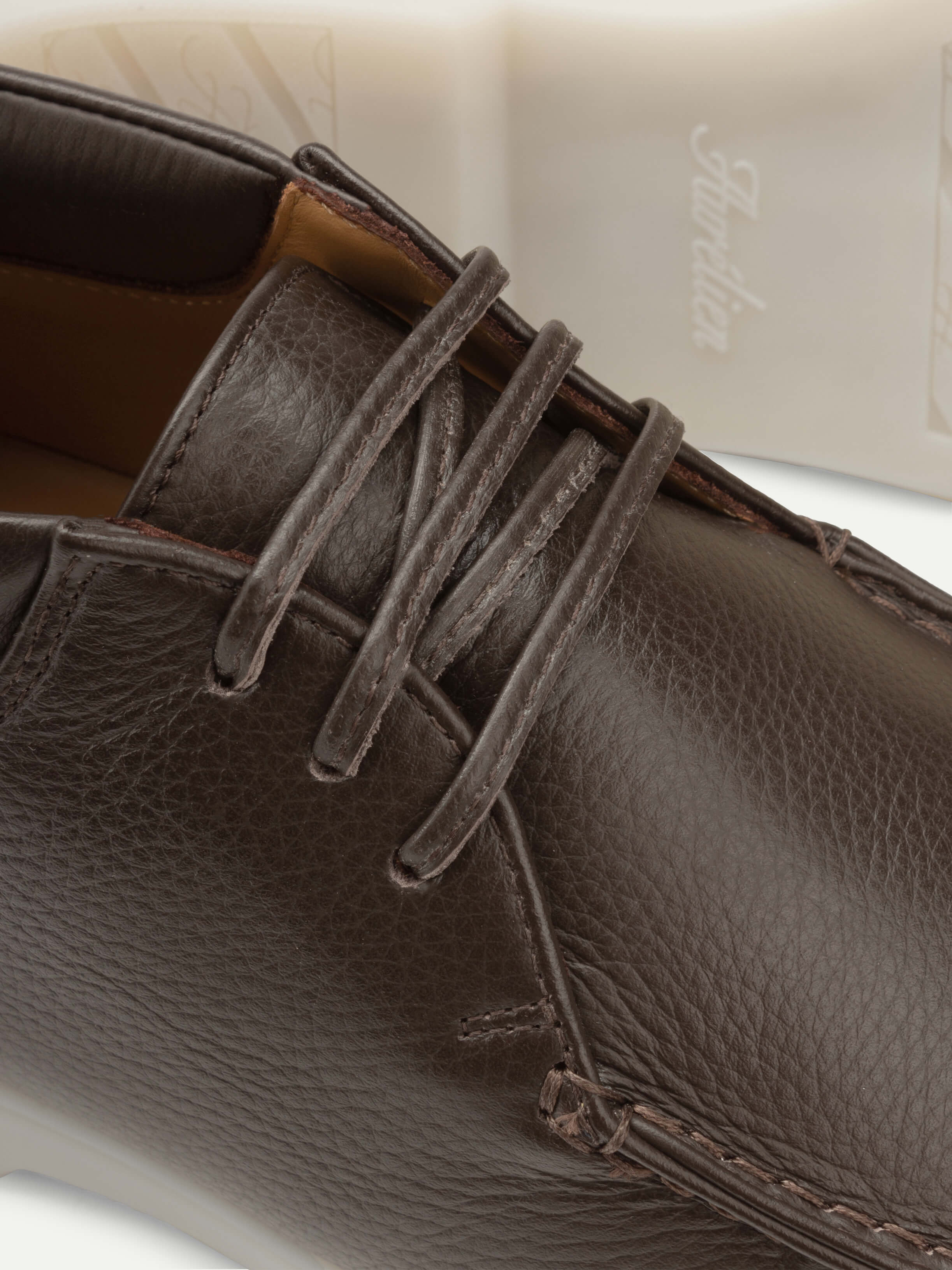 Brown Grain Desert Boot