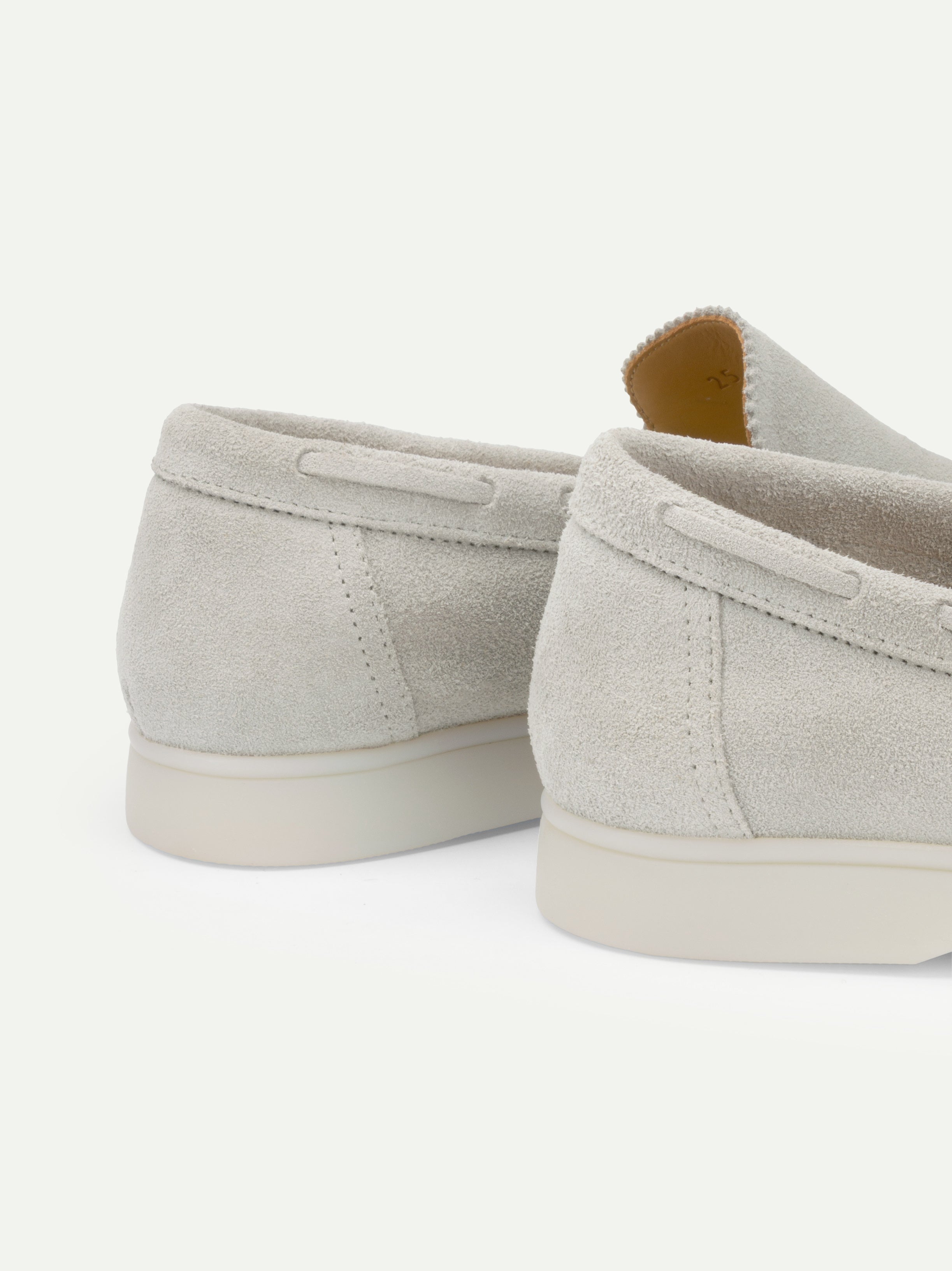 Lady Classic Grey Yacht Loafers