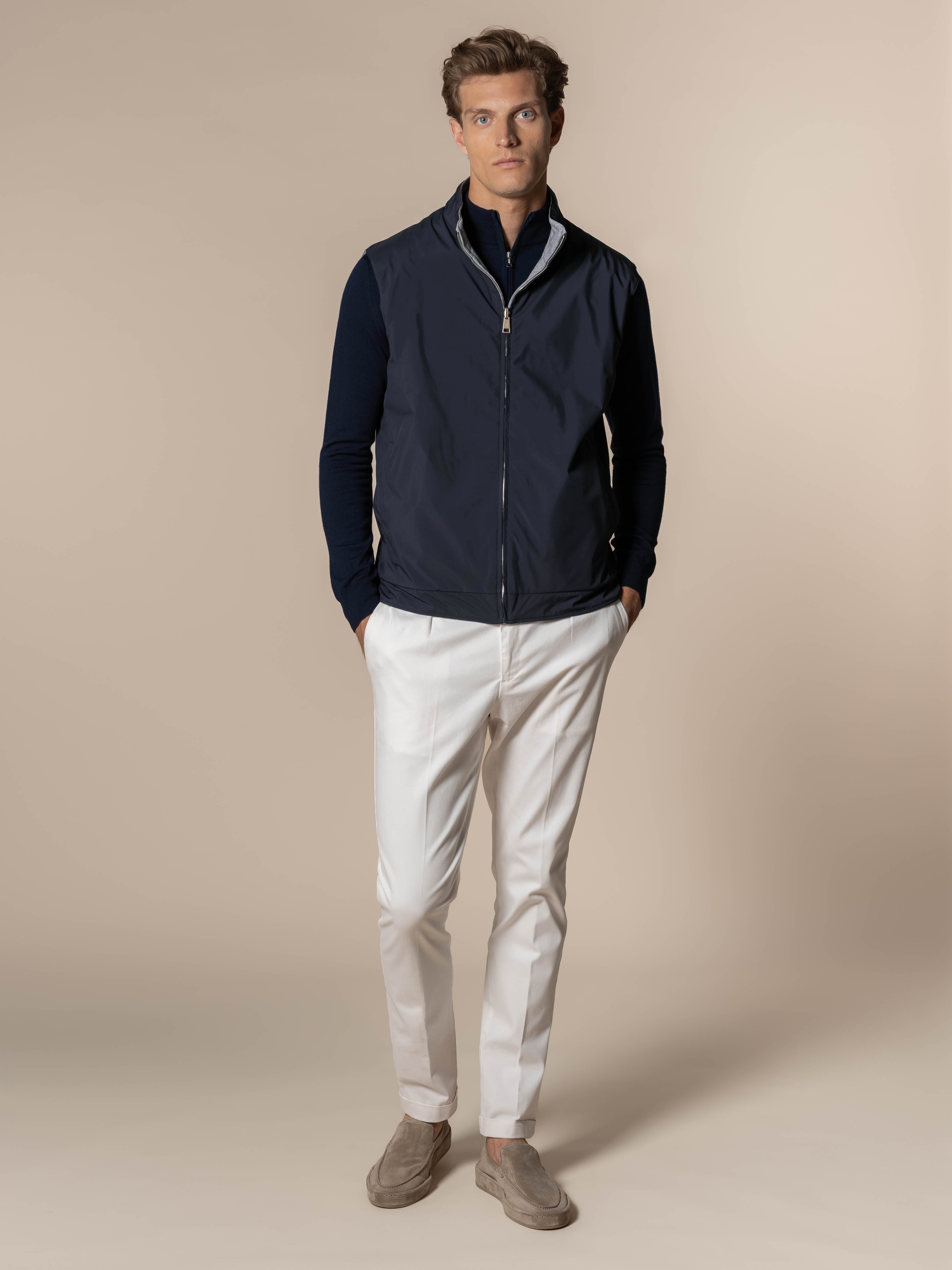 Navy Reversible Resort Body Warmer