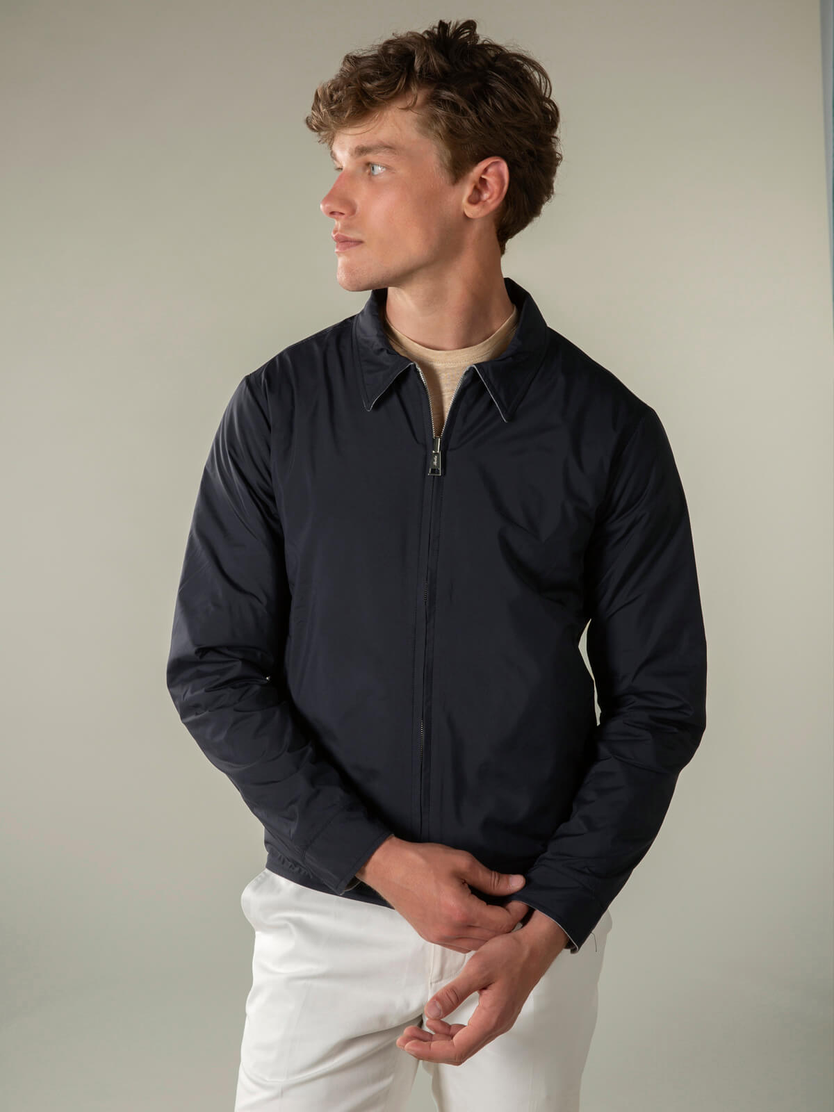 Navy Reversible Voyager Jacket