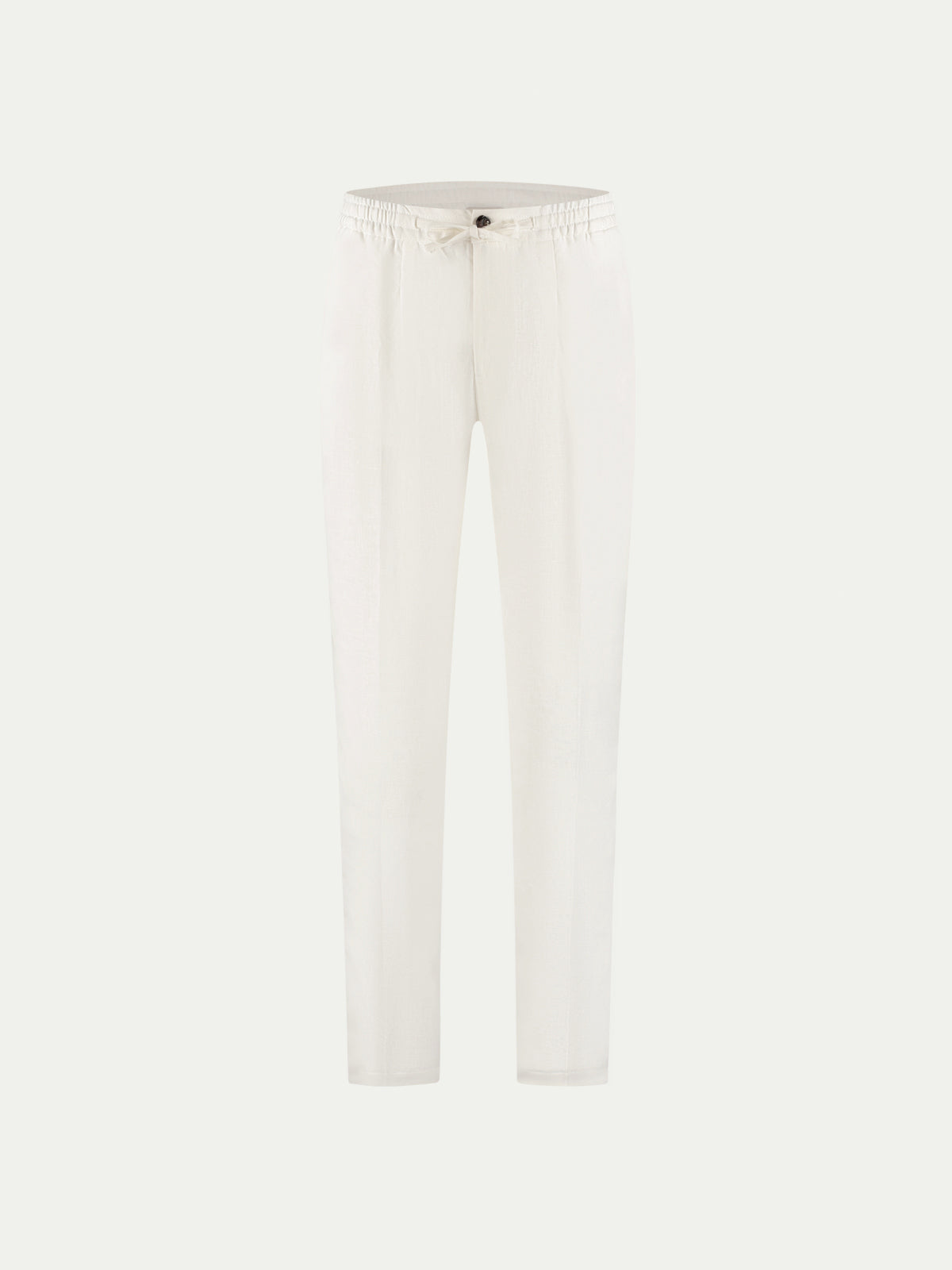 Ecru Linen Seaside Trousers