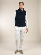 Navy Suede AUR1 Body Warmer