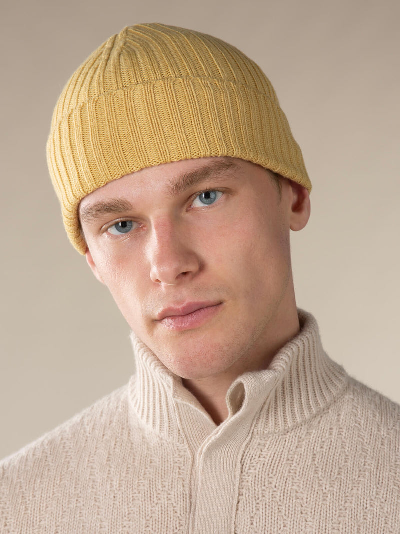 Extrafine Merino Hat Mustard