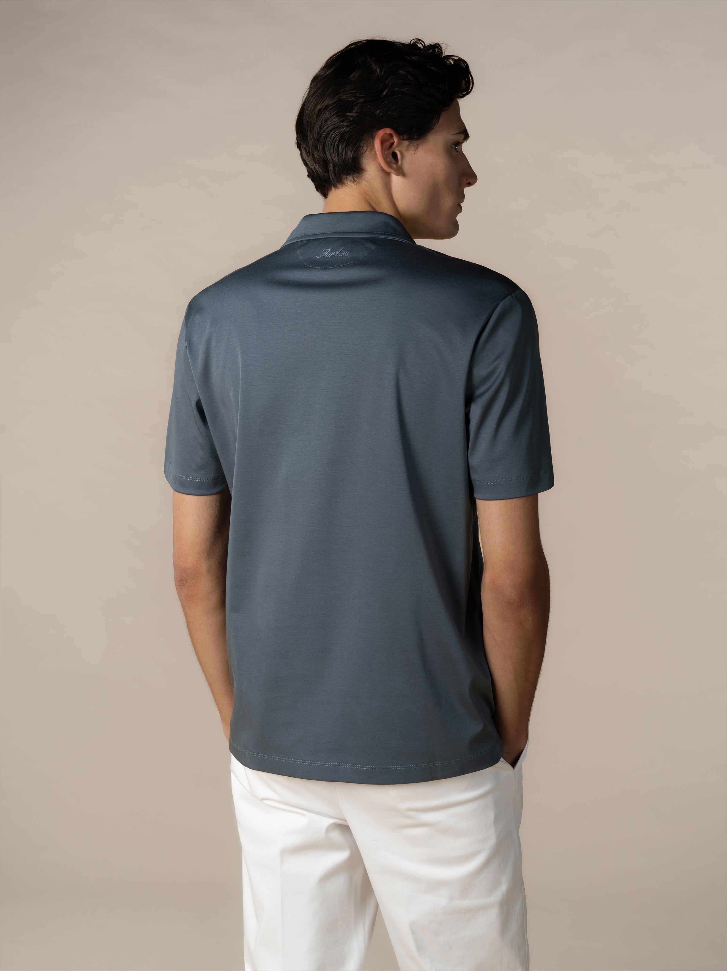 AUR1 Polo Steel Blue