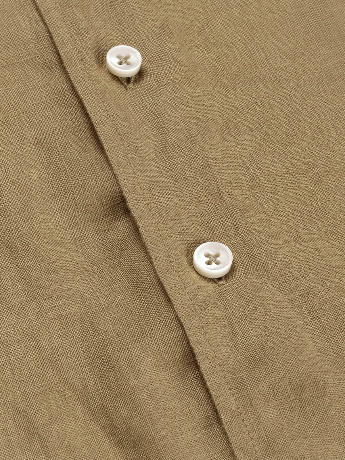 Dark Taupe Linen Seaside Shirt