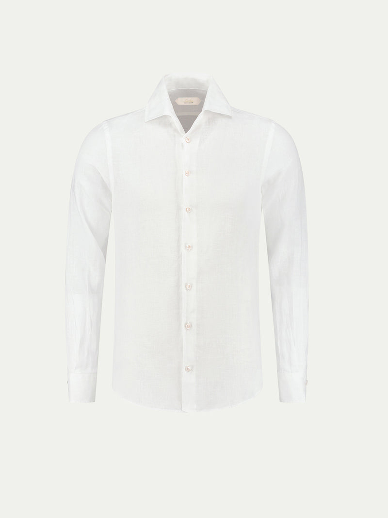 White Linen Seaside Shirt