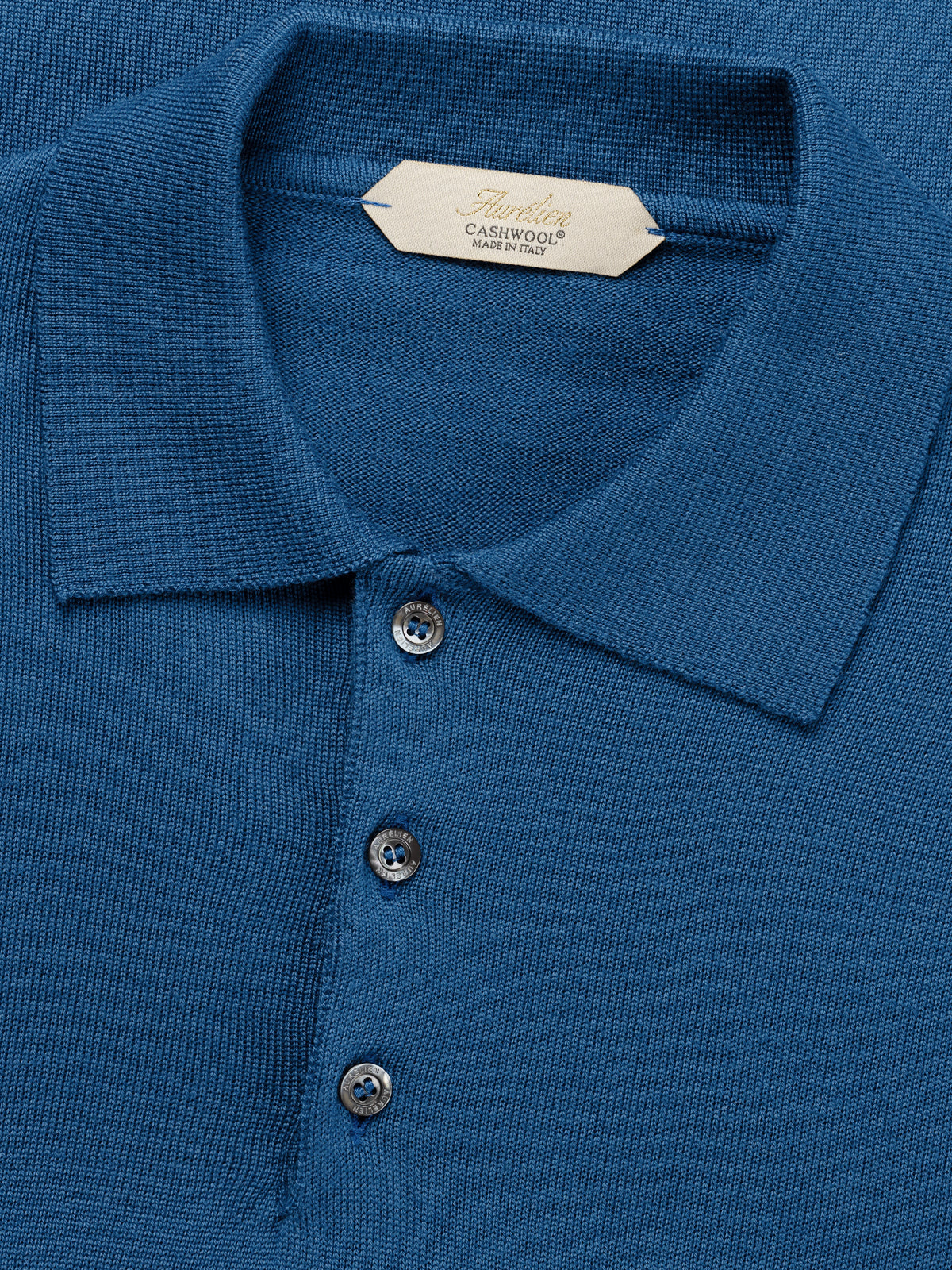 Extrafine Merino Polo Ultramarine