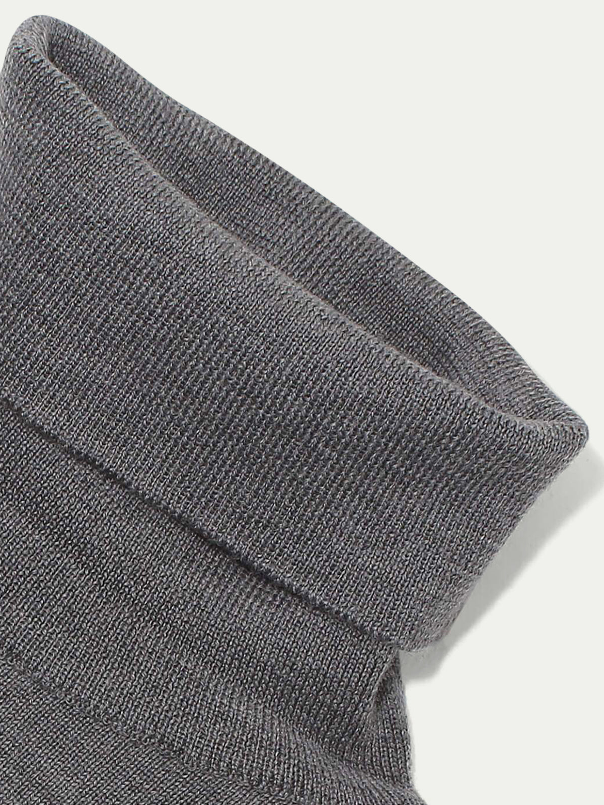 Extrafine Merino Rollneck Dark Grey Aurelien