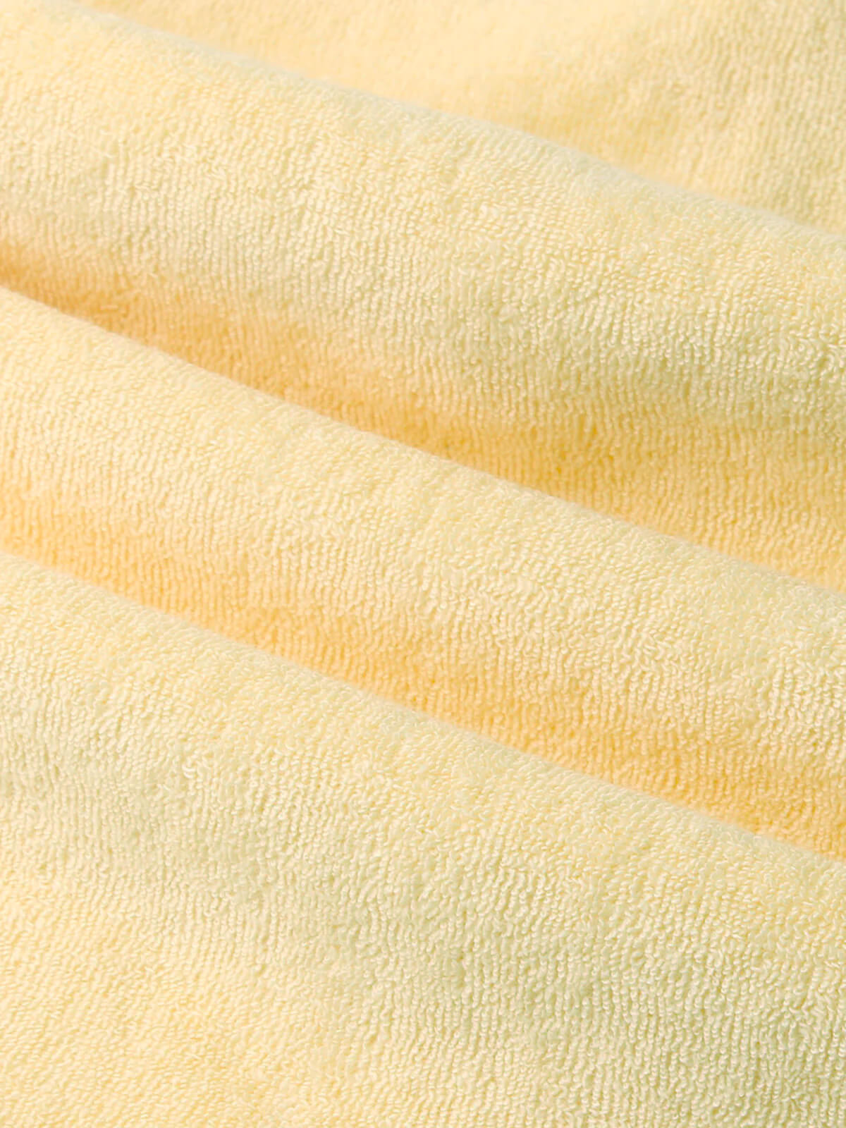 Yellow Terry Towelling Polo Shirt