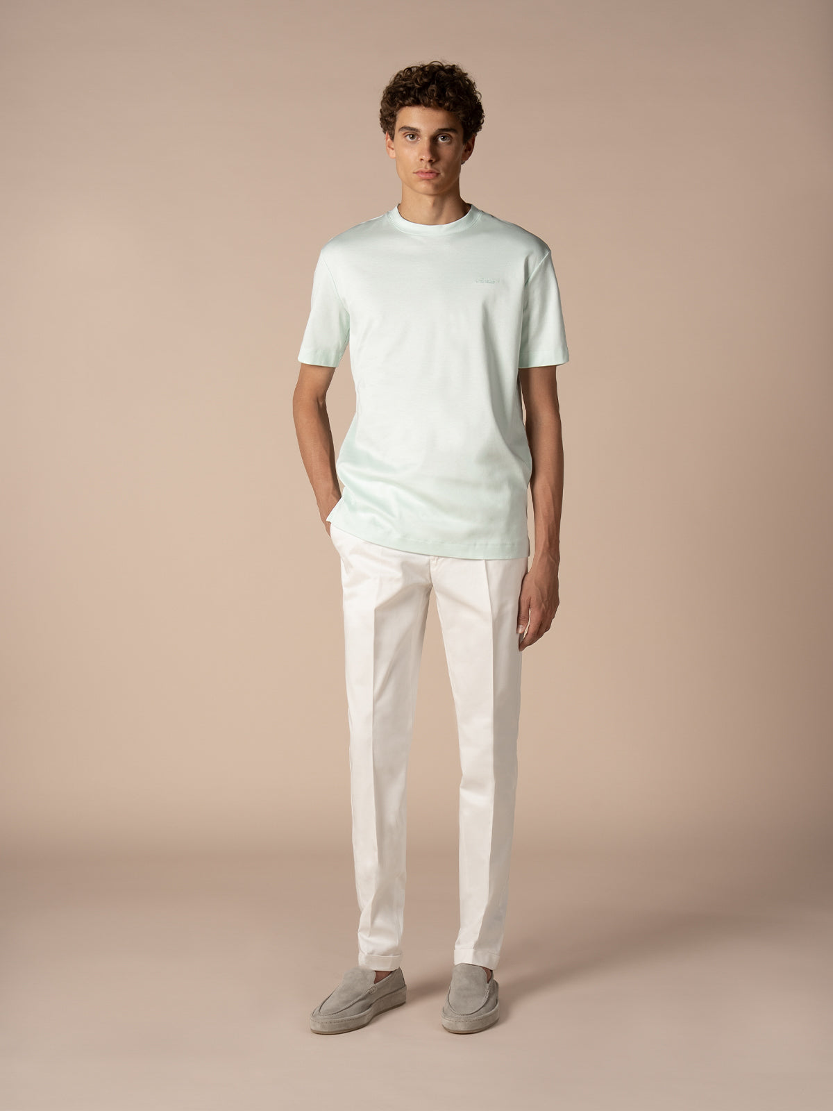 AUR1 Emblem T-Shirt Light Aqua