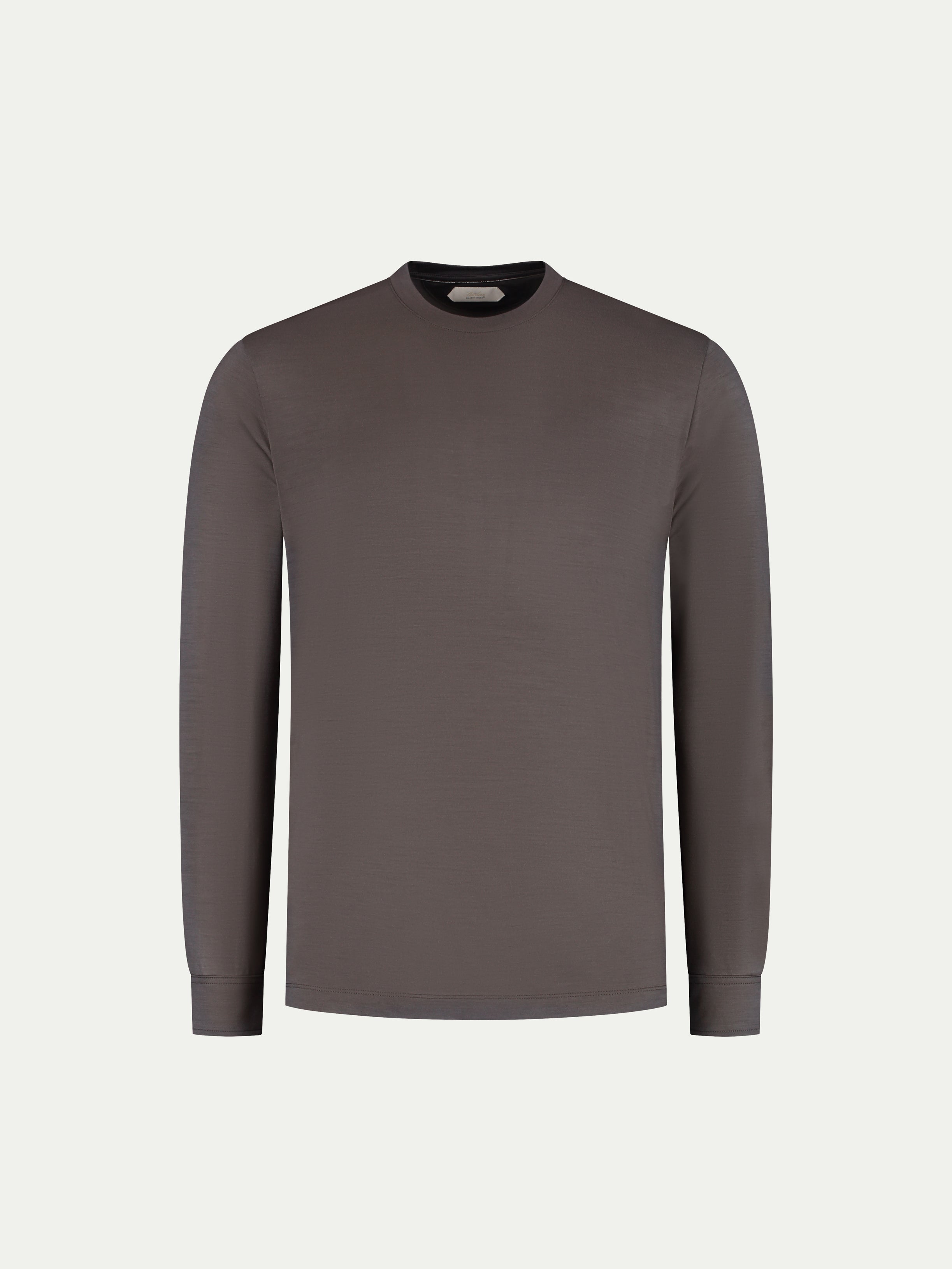 Taupe 120s Wool Longsleeve