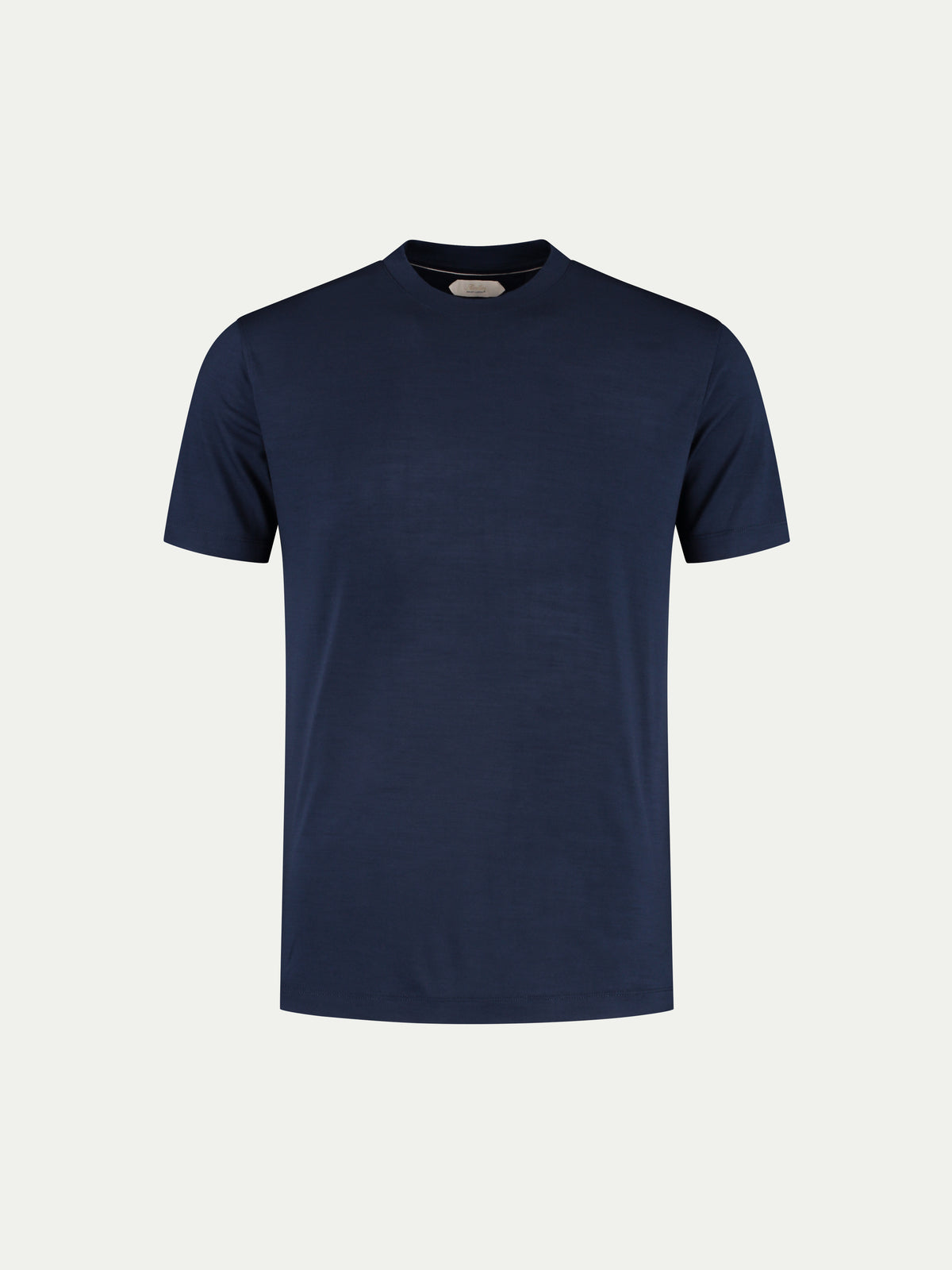 Navy 120s Wool T-Shirt