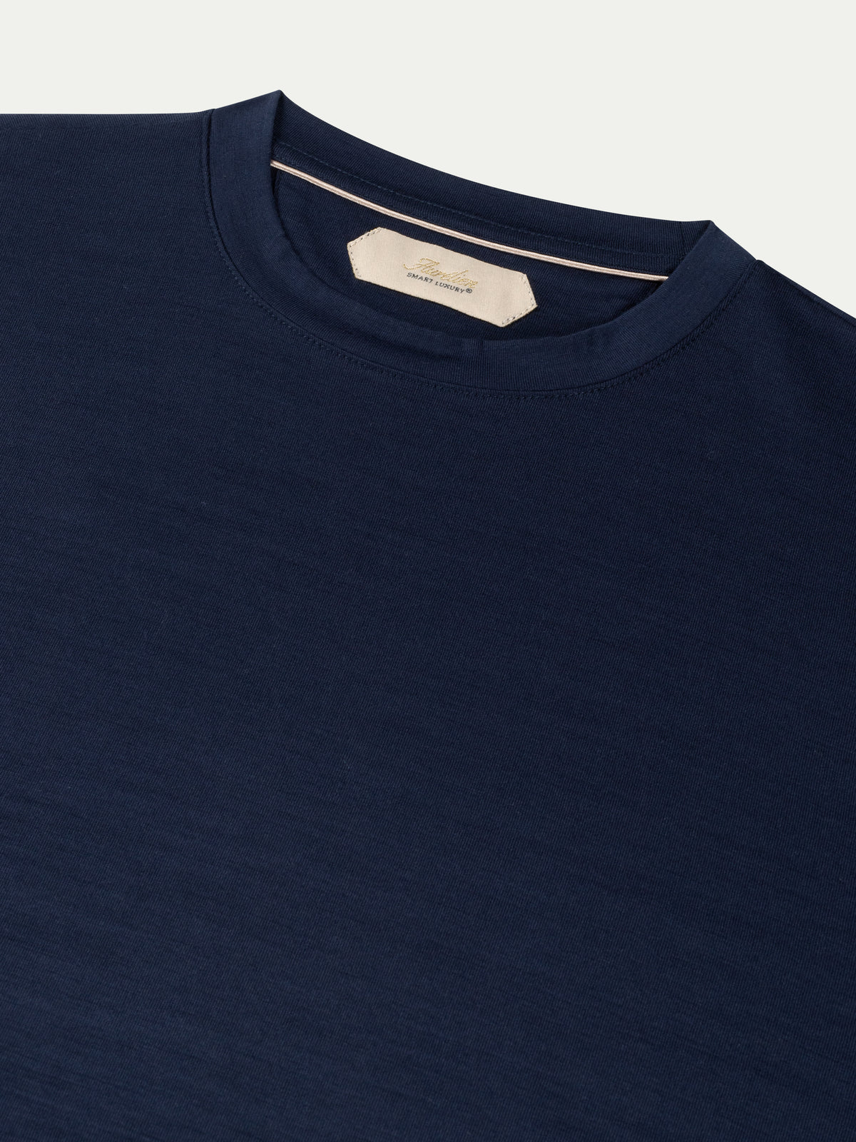 Navy 120s Wool Longsleeve
