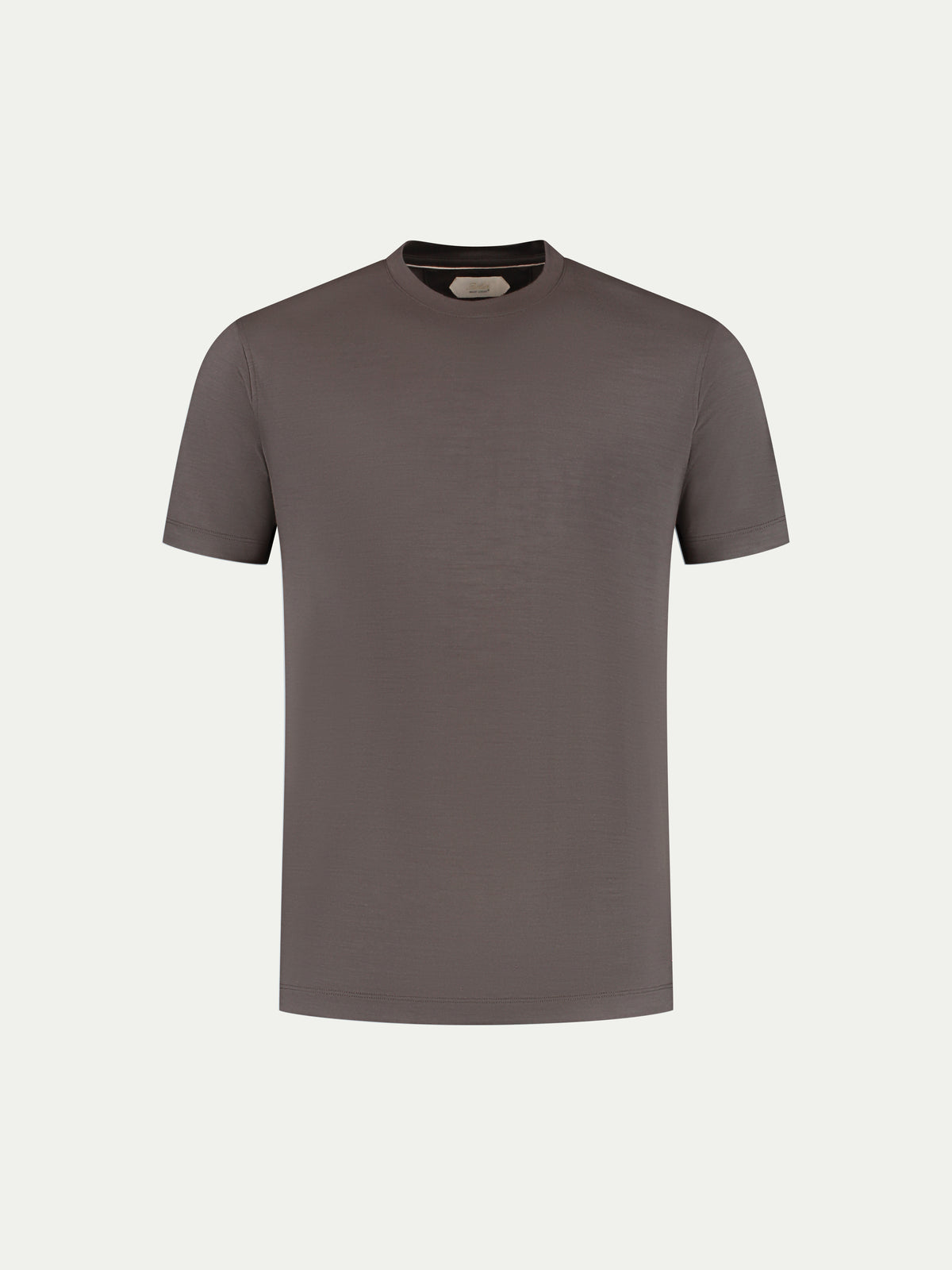 Taupe 120s Wool T-Shirt