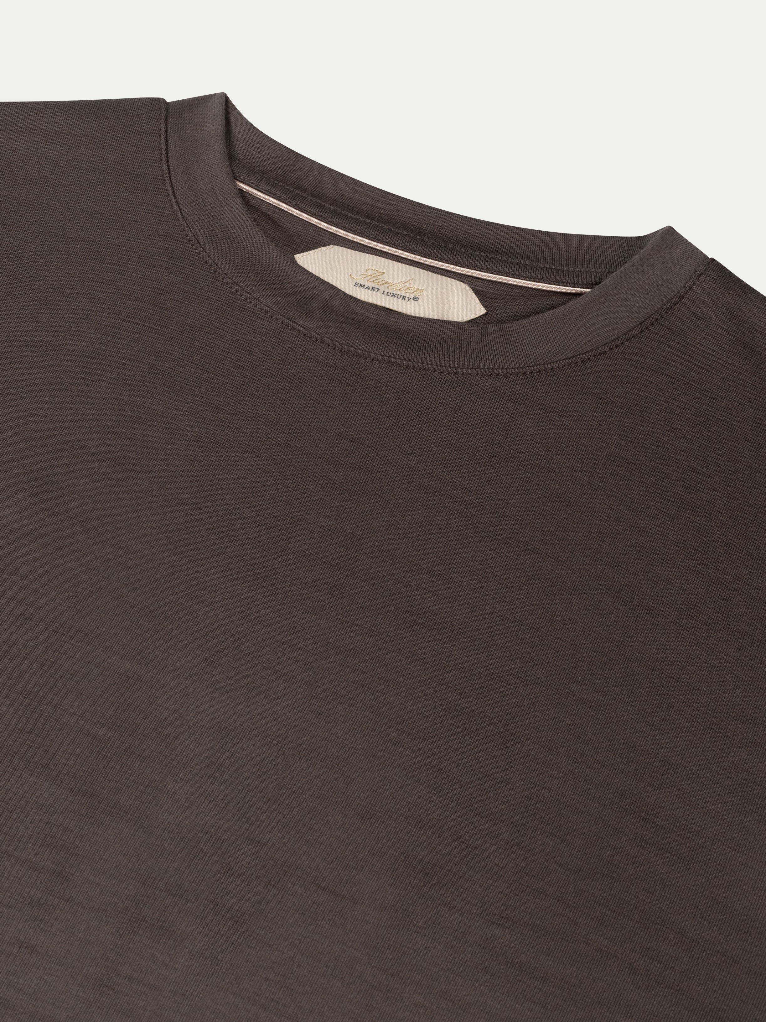 Taupe 120s Wool T-Shirt