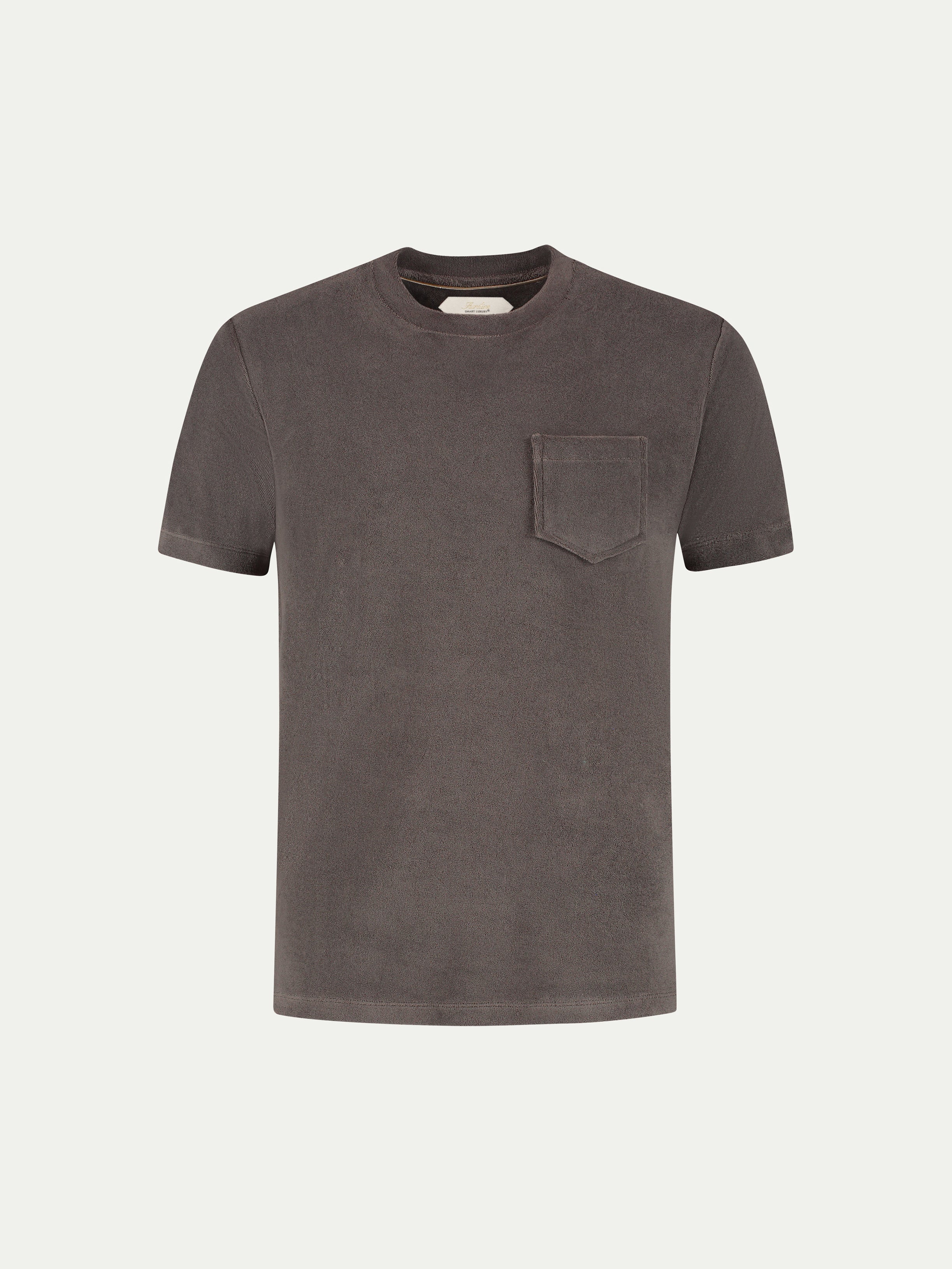 Ash Grey Terry Towelling T-Shirt