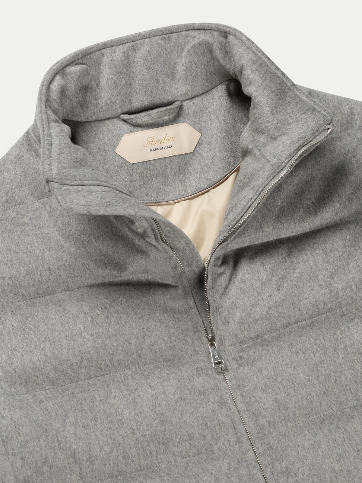 Light Grey AUR1 Puffer Jacket